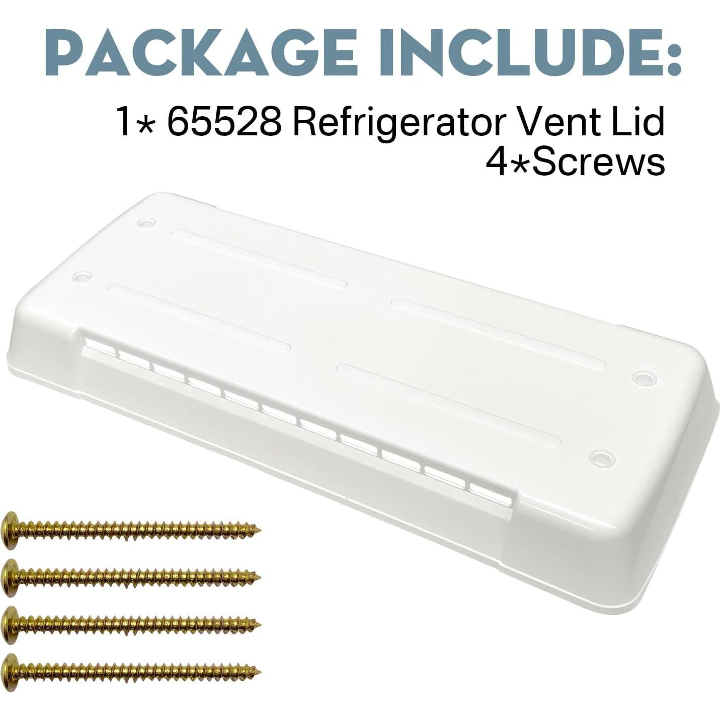 Tapa de Ventilación de Refrigerador Earthtec 65528 Blanca
