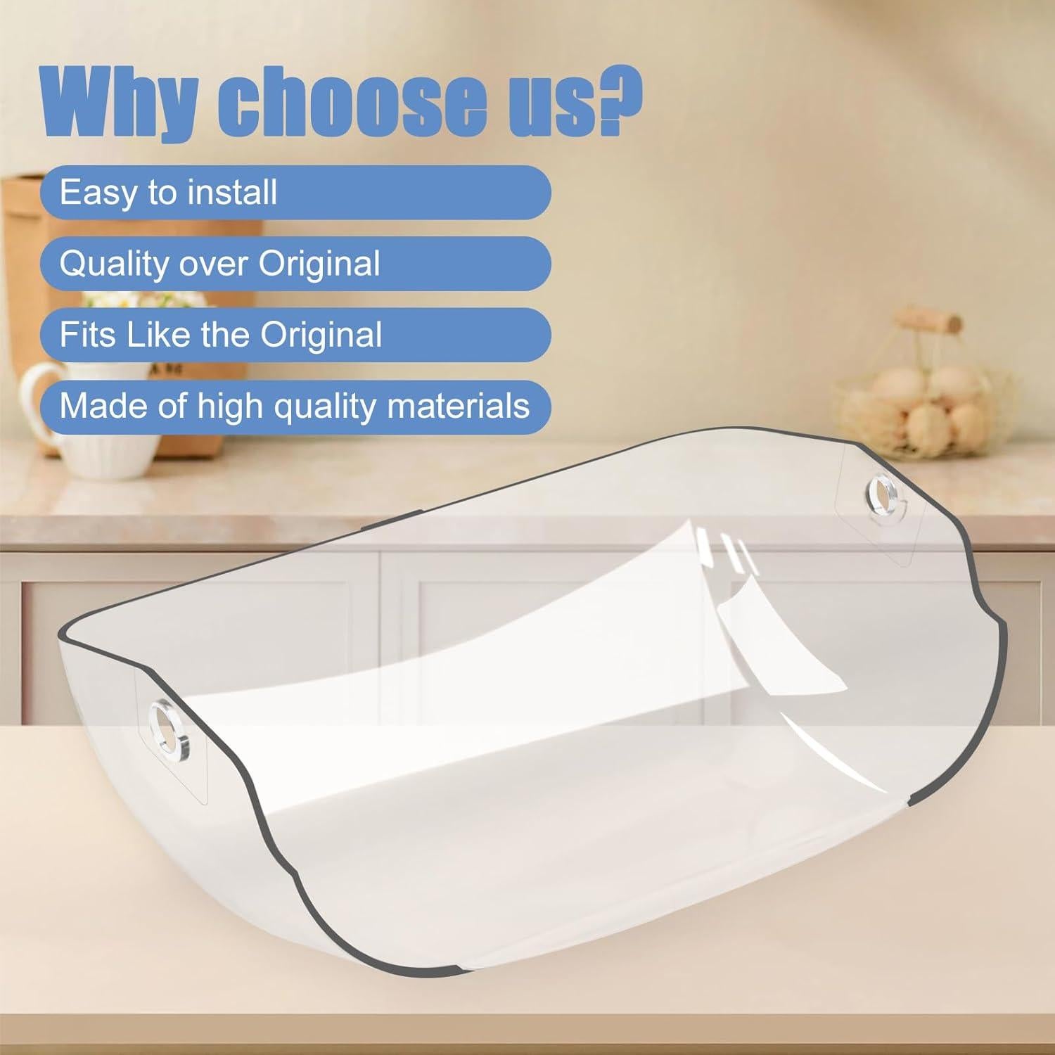 Tapa de Compartimento de Lácteos Electrolux 240337712 23x13cm