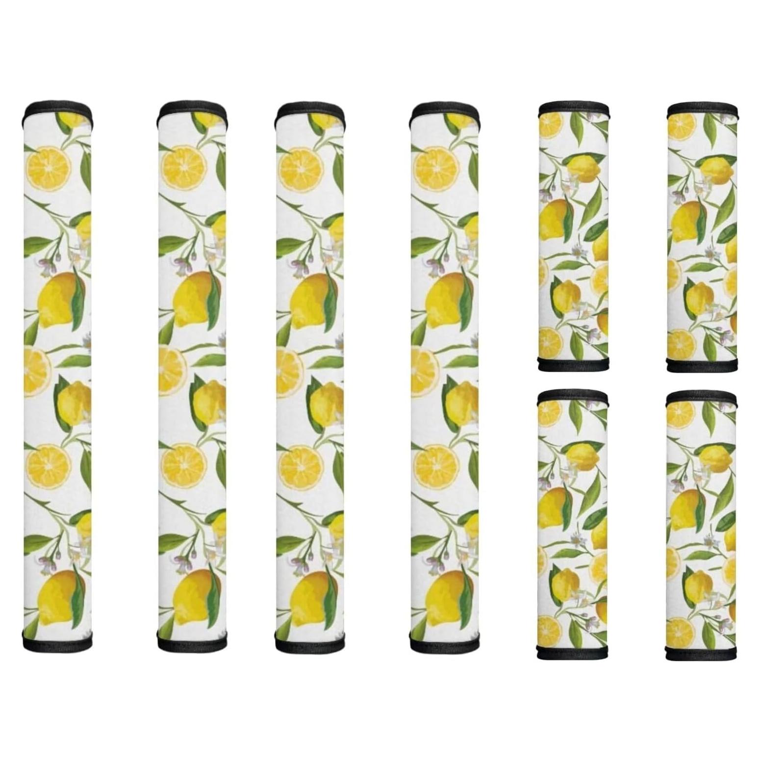 Juego de 8 fundas para manijas de refrigerador Tutolipy Limón