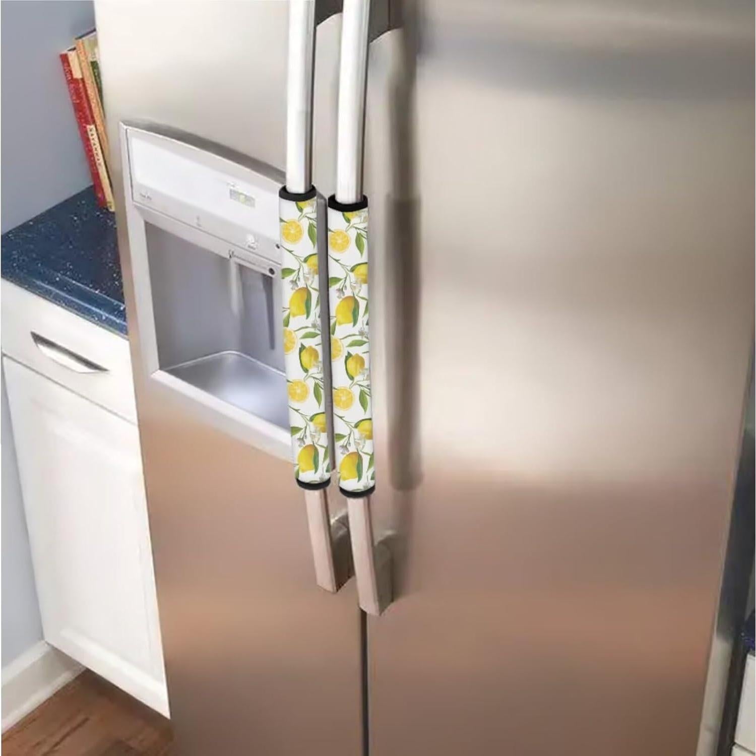 Juego de 8 fundas para manijas de refrigerador Tutolipy Limón