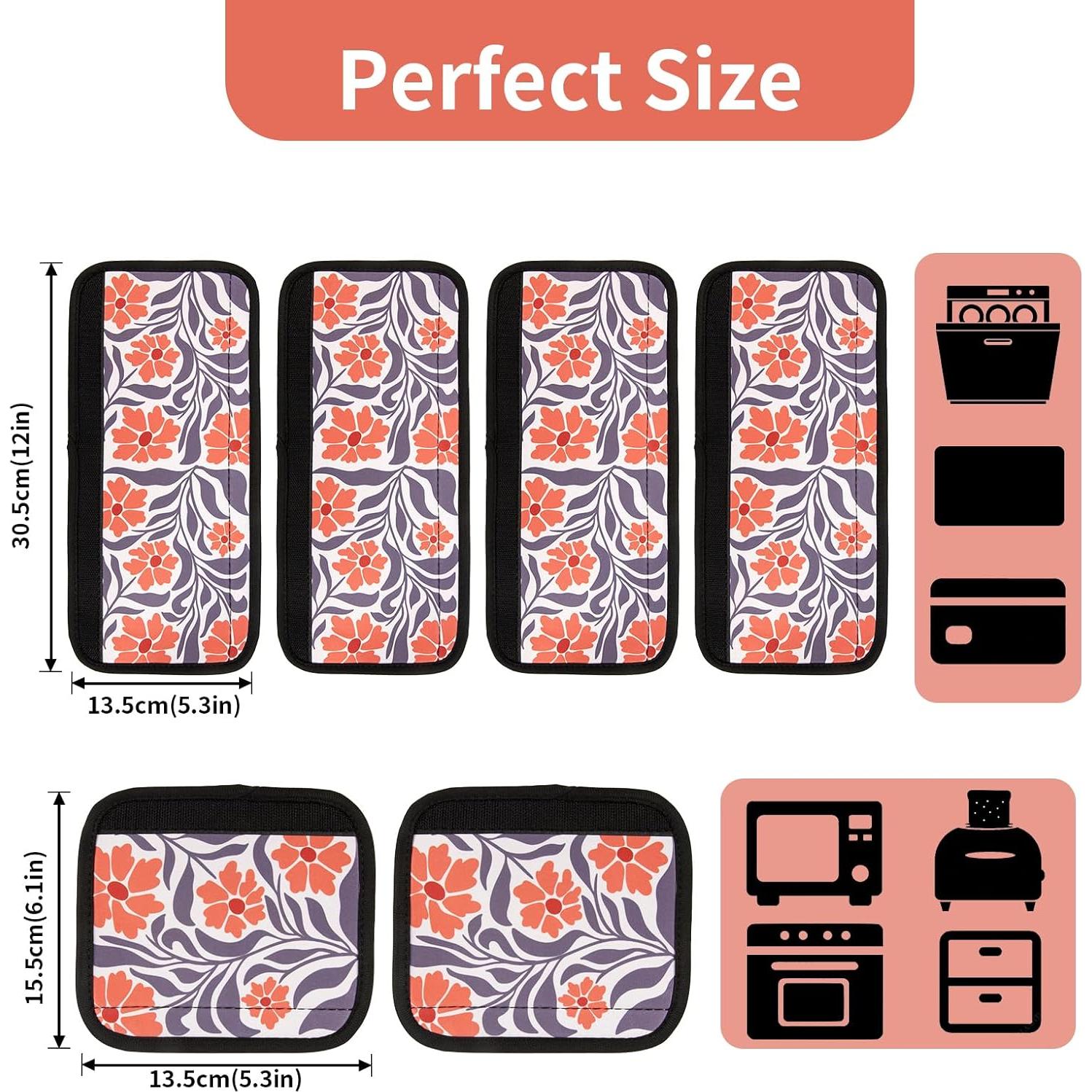 Juego de Fundas para Manijas de Refrigerador TUYUU 6 Piezas