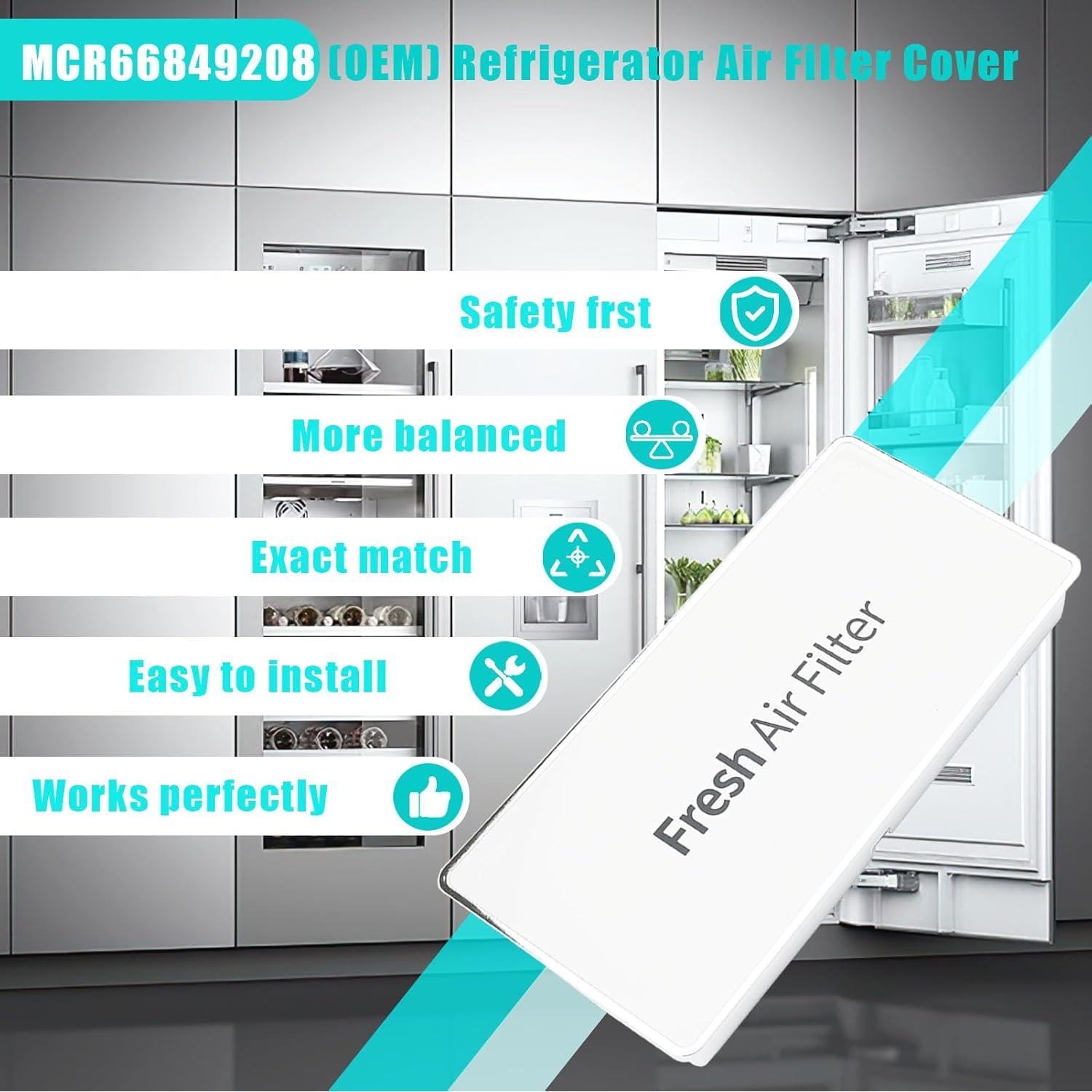 Cubierta de Filtro de Aire Refrigerador SIPANTA MCR66849208