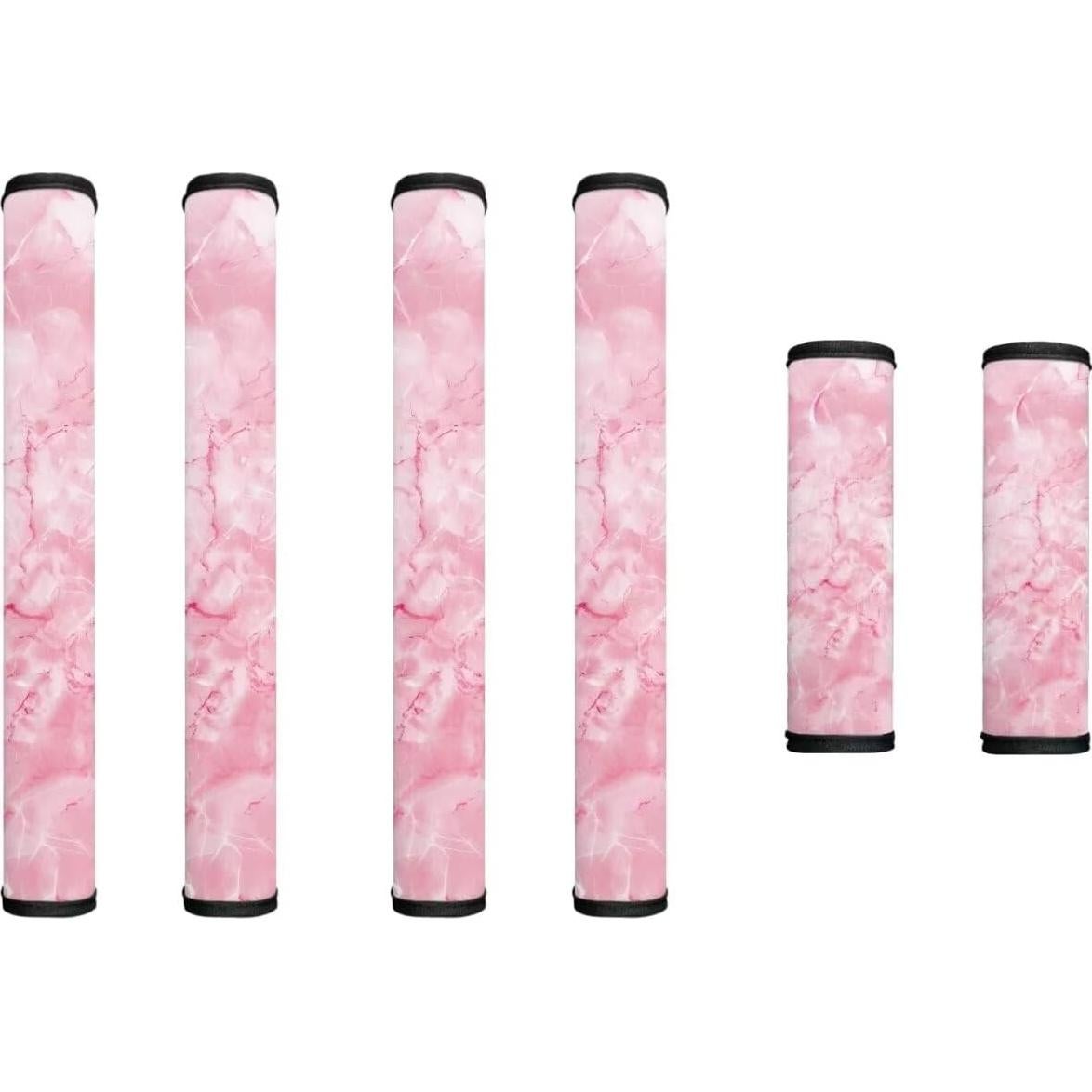 Cubiertas de Mango de Refrigerador Luarisgur Rosa 6 Piezas