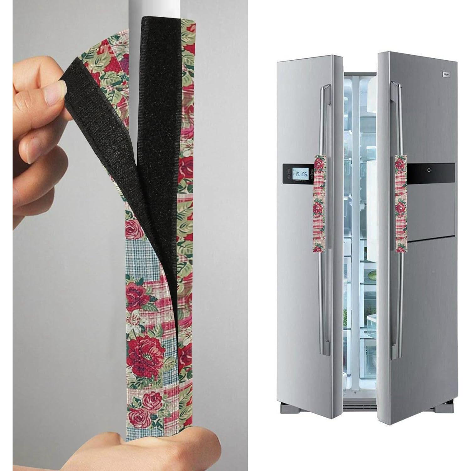 Cubiertas de Manijas de Refrigerador Boccsty 2 Pcs Antideslizantes