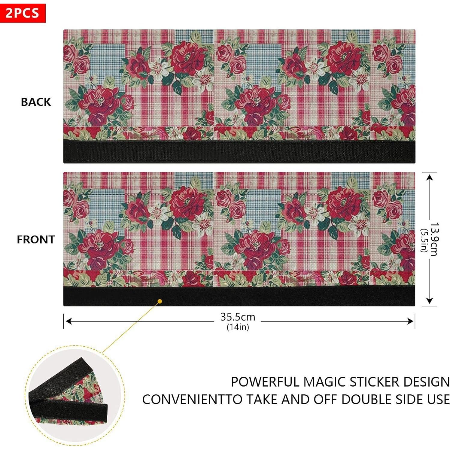 Cubiertas de Manijas de Refrigerador Boccsty 2 Pcs Antideslizantes