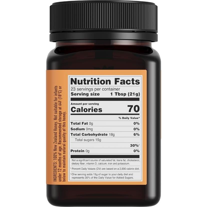 Miel Cruda de Manuka Egmont MGO 50+ 500g - Pura y Auténtica