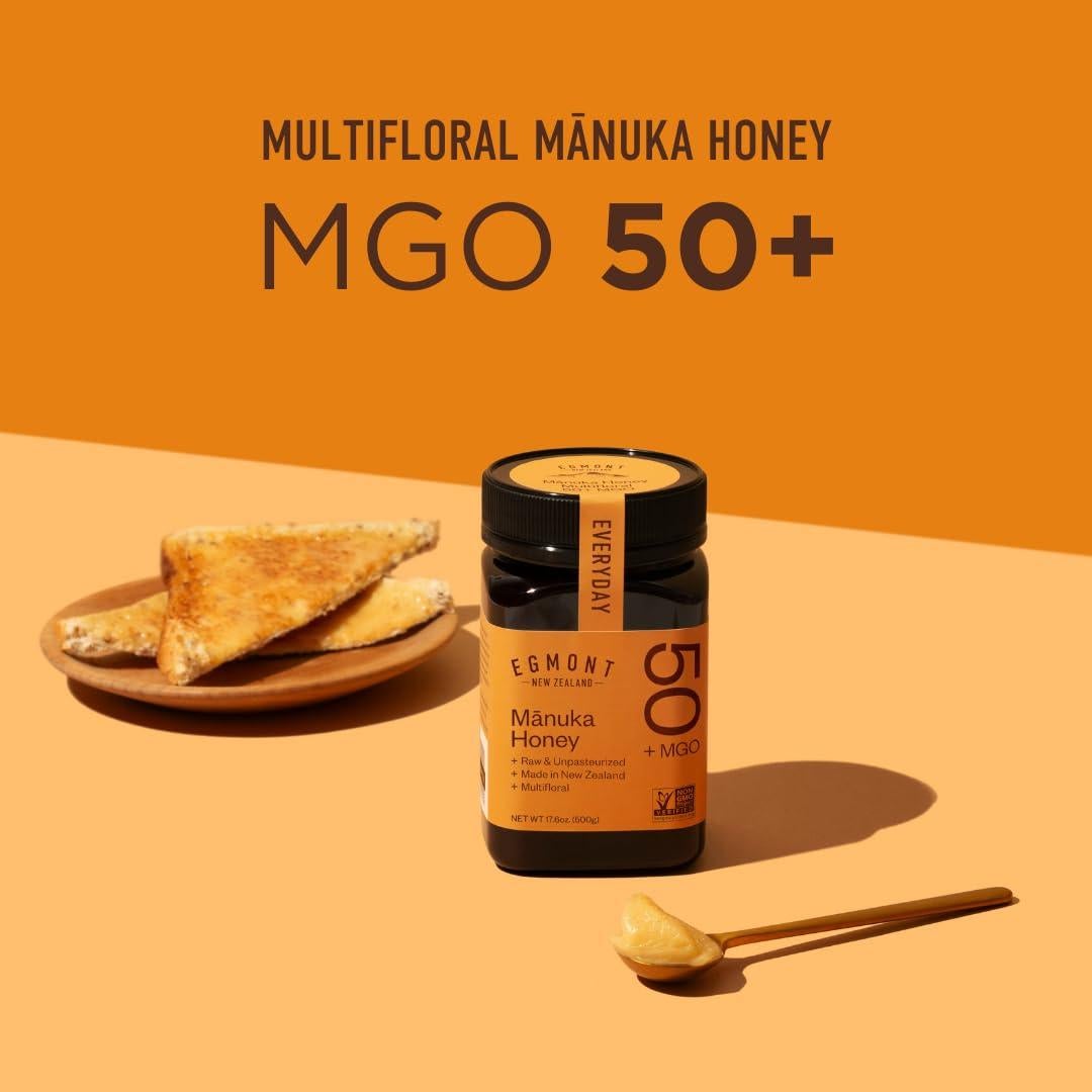 Miel Cruda de Manuka Egmont MGO 50+ 500g - Pura y Auténtica