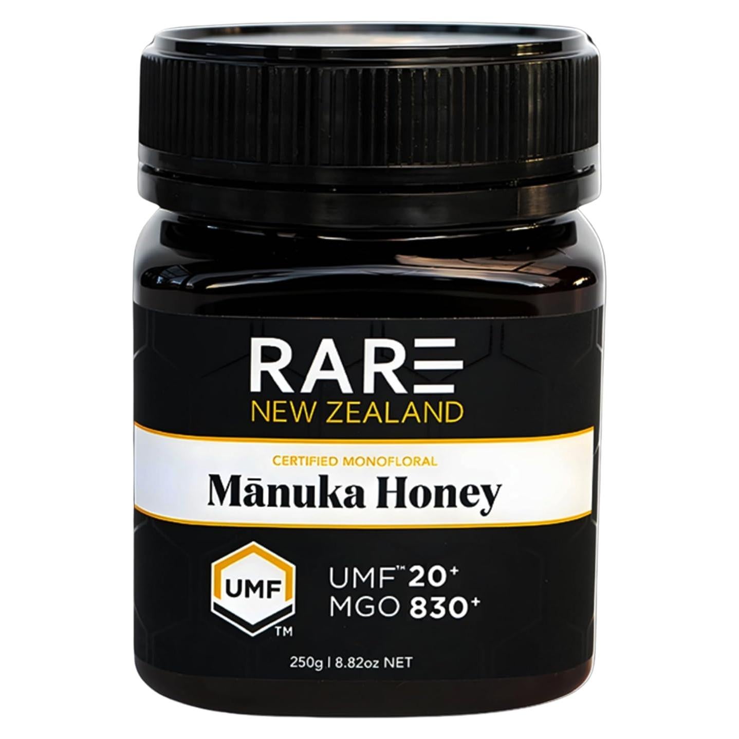 Miel de Manuka Rara UMF 20+ MGO 830+ 250g Premium Nueva Zelanda