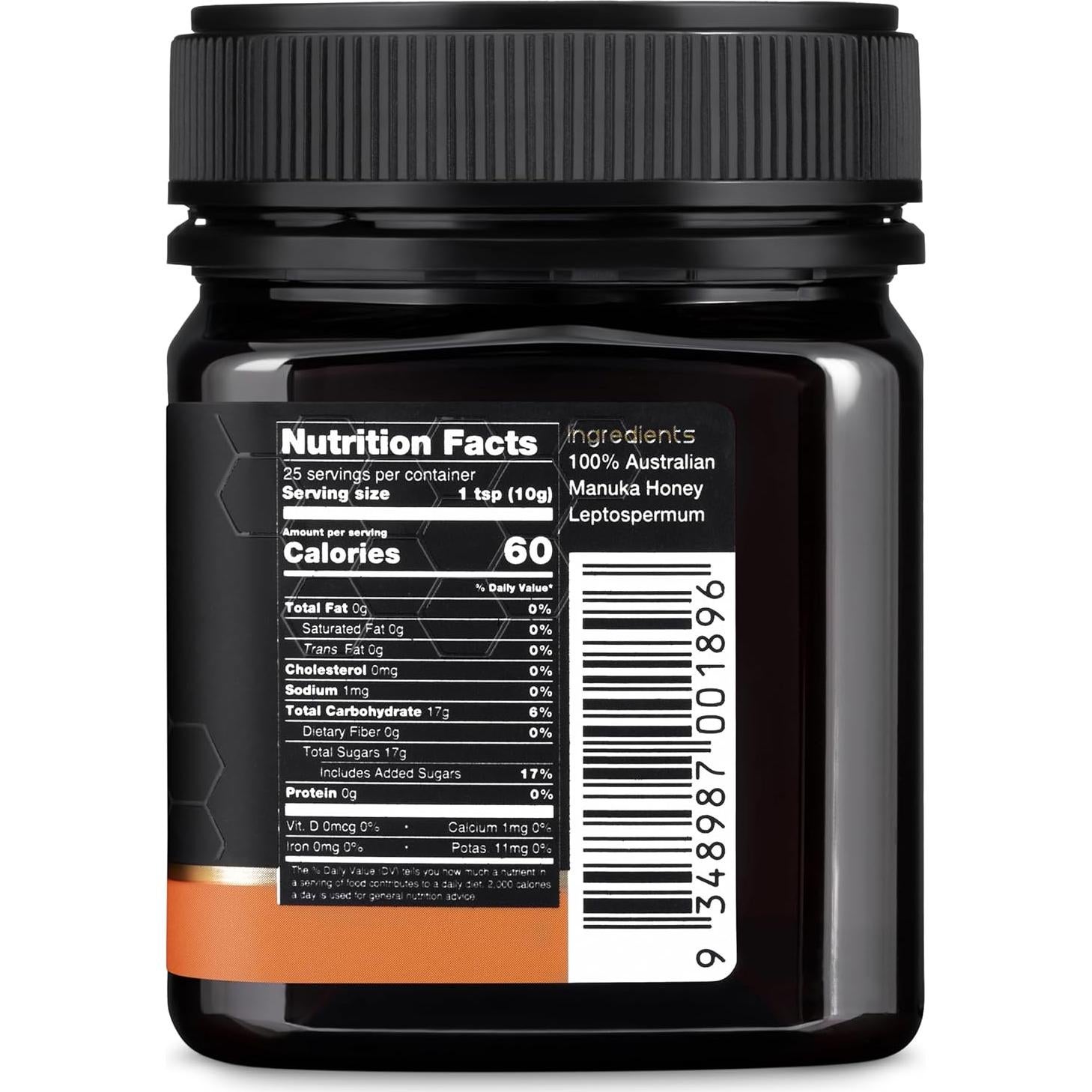 Miel Cruda de Manuka Nature's Gold MGO 829+ 249g Pura y Genuina