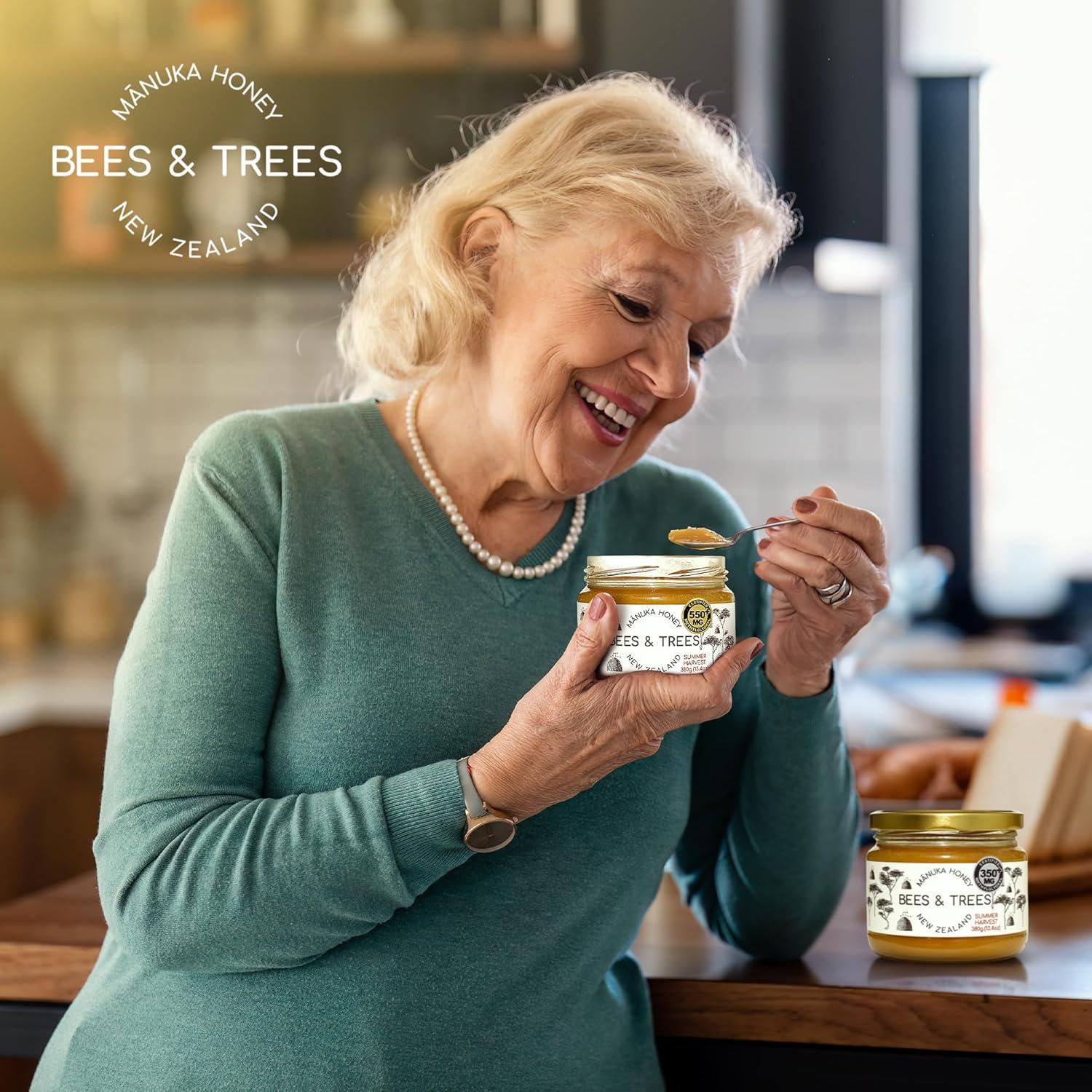 Miel de Manuka Bees & Trees 550+ y 350+ MGO - 380g x 2