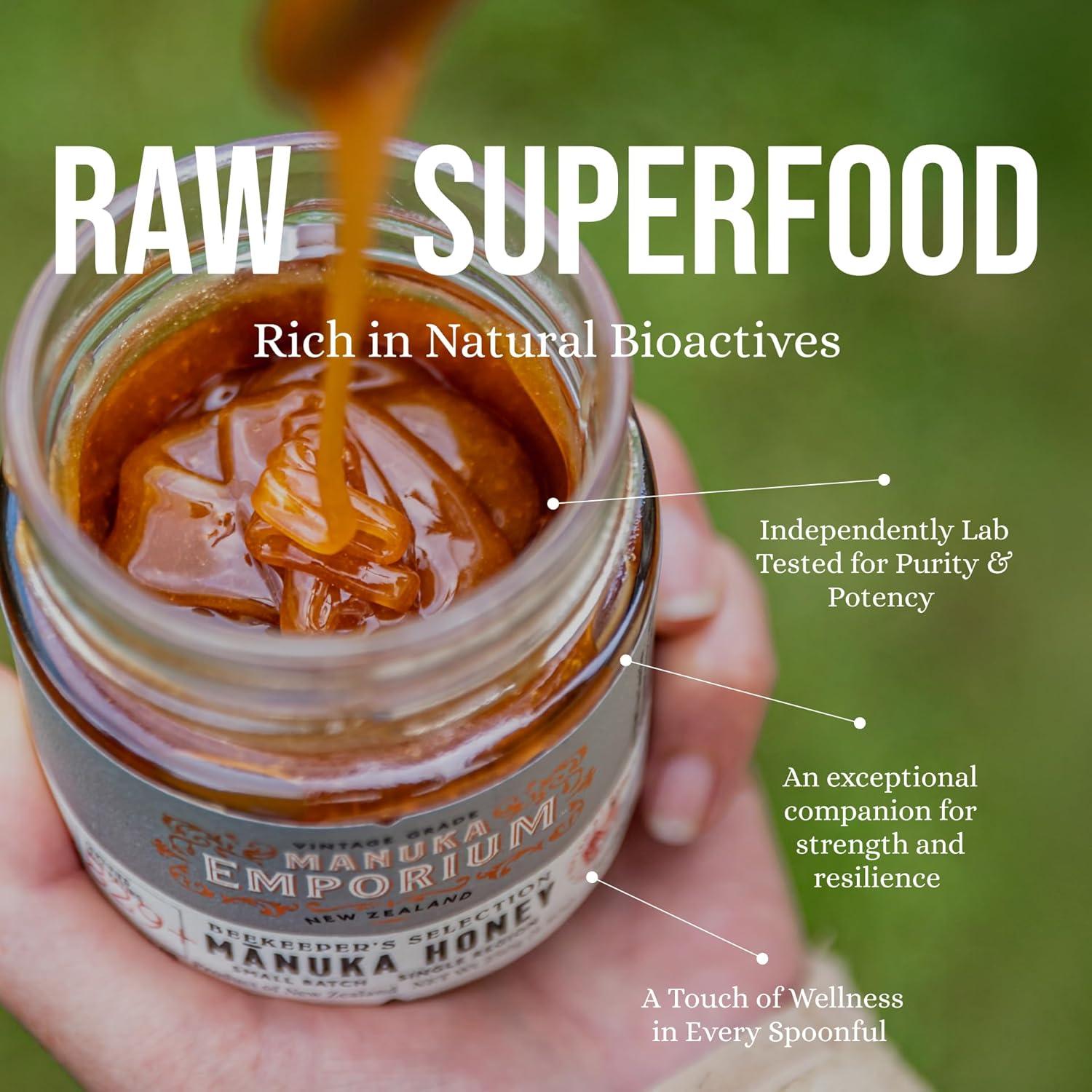 Miel Cruda de Manuka Emporium MGO829+ - 248g Monofloral