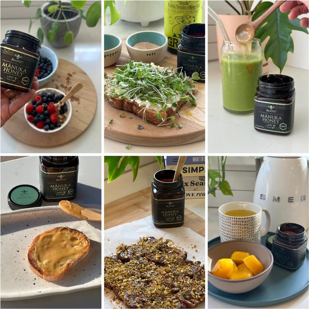 Miel de Manuka Cruda BeeNZ UMF 5+ 250g - Endulzante Natural