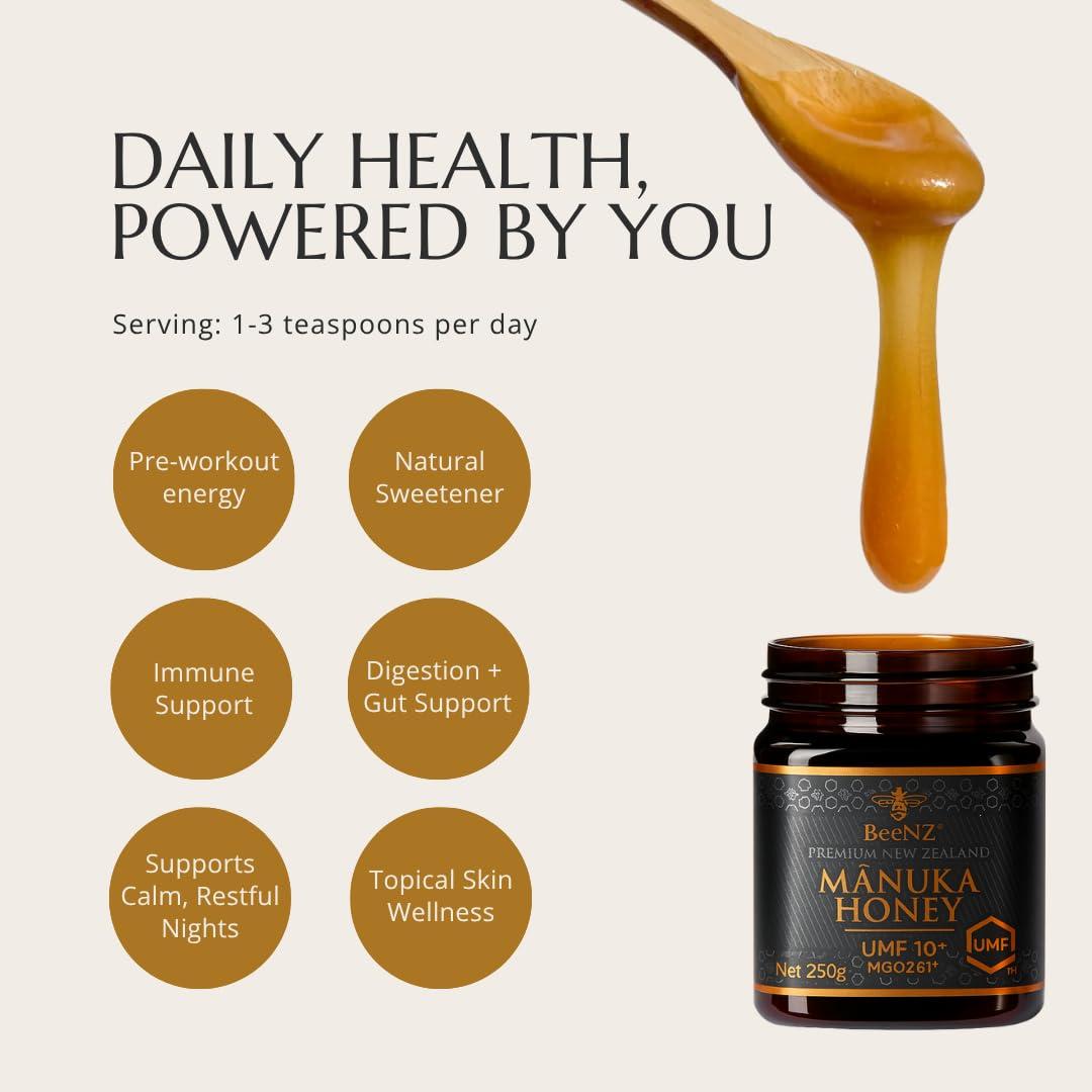 Miel de Manuka Premium BeeNZ 125g UMF 20+ MGO 829+
