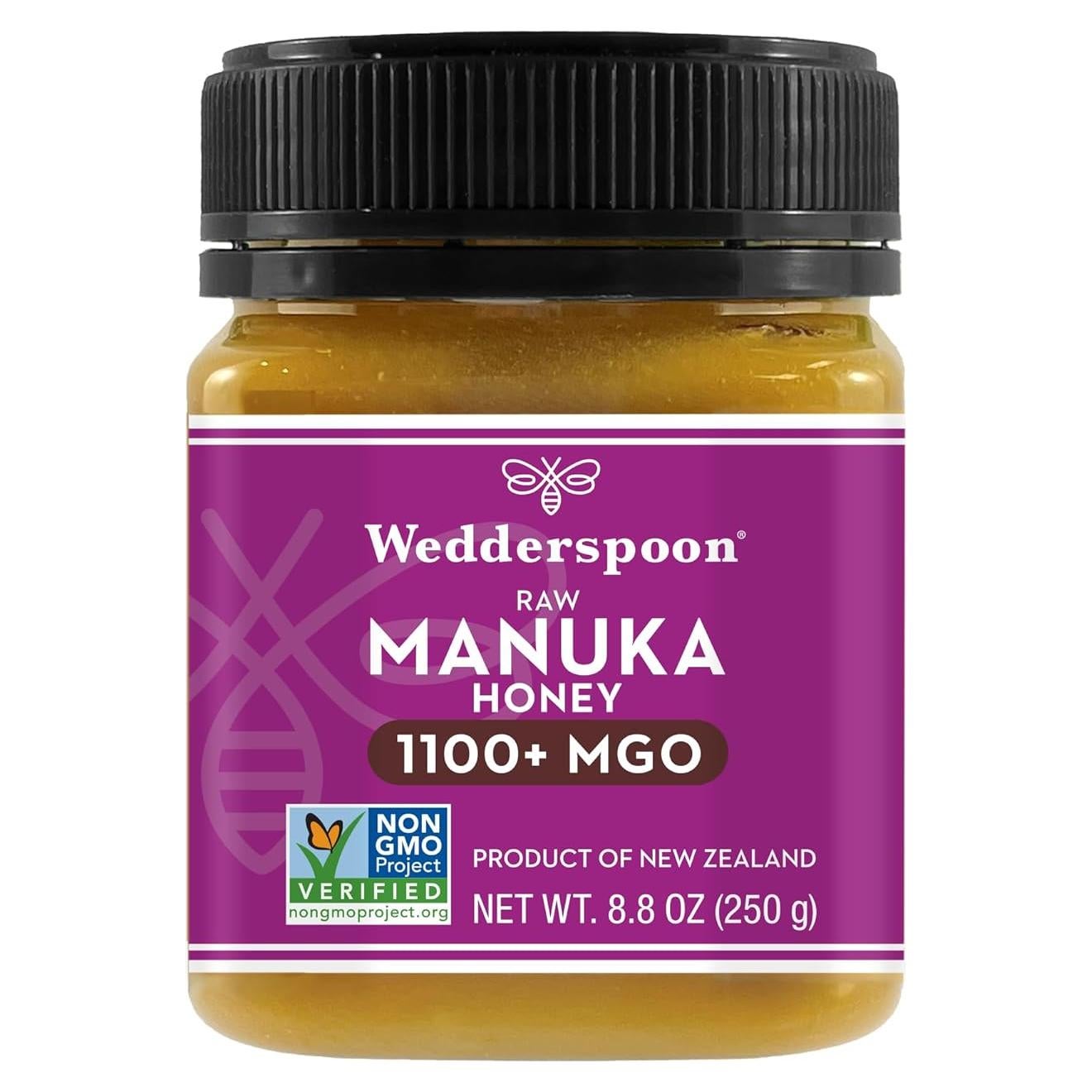 Miel Manuka Cruda Wedderspoon 1100+ MGO 250 g Nueva Zelanda