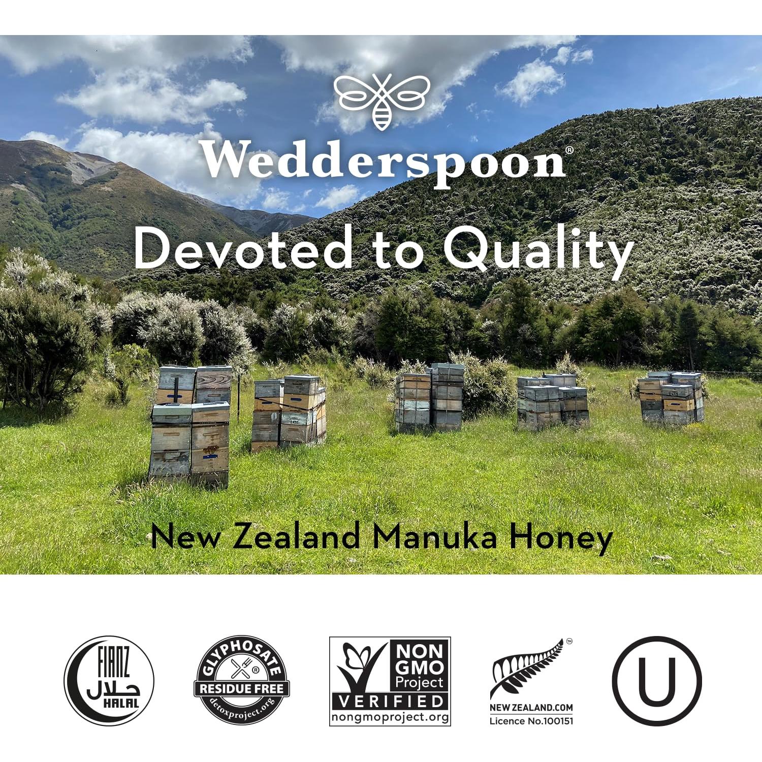 Miel Manuka Cruda Wedderspoon 1100+ MGO 250 g Nueva Zelanda