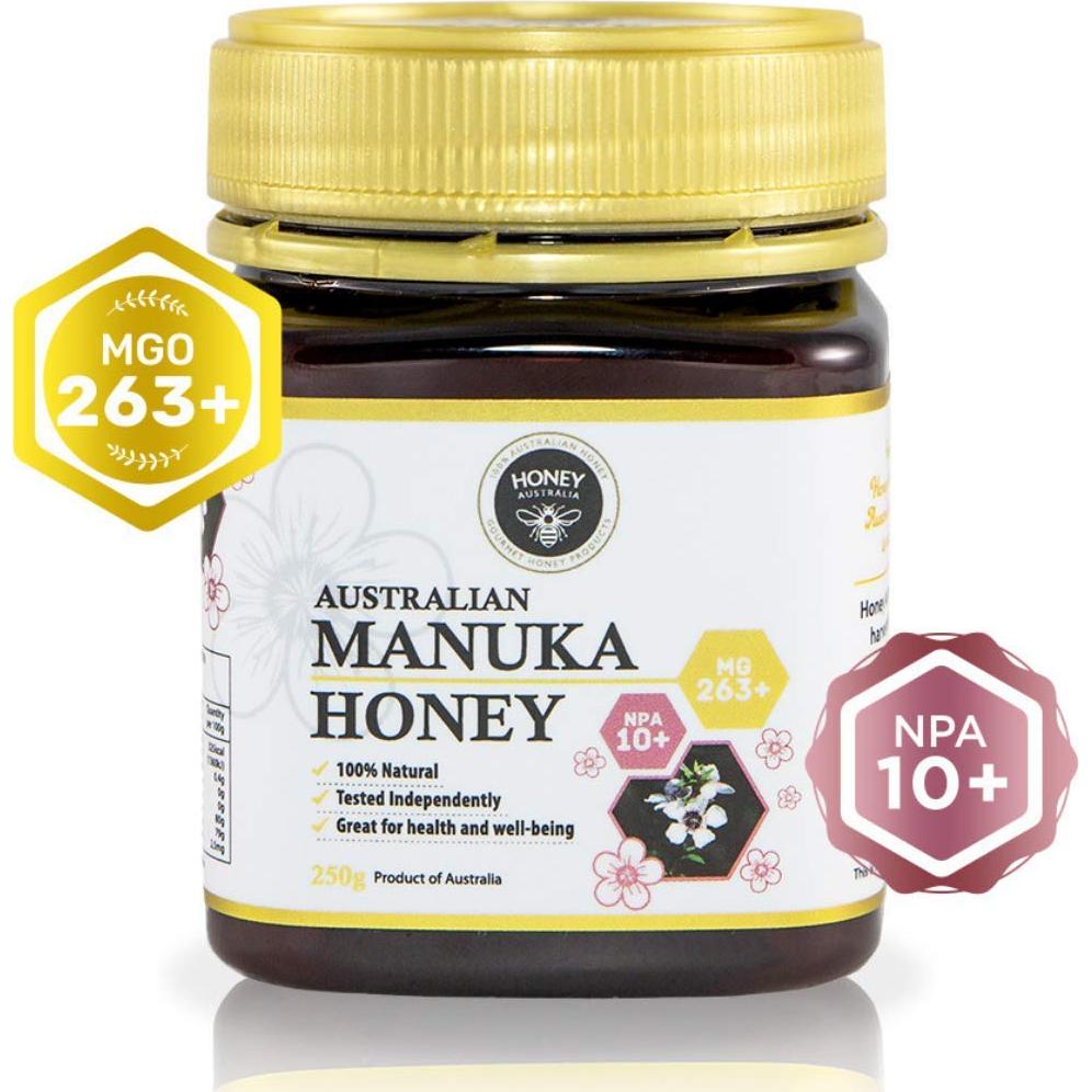 Miel Manuka MGO 263+ Honey Australia 248 g - Cruda y Orgánica