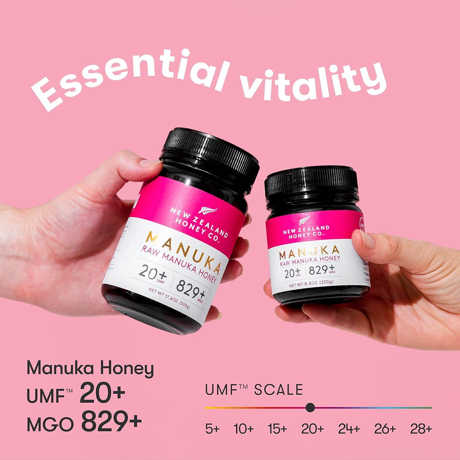 Miel Cruda de Manuka UMF 20+ New Zealand Honey Co. 125g