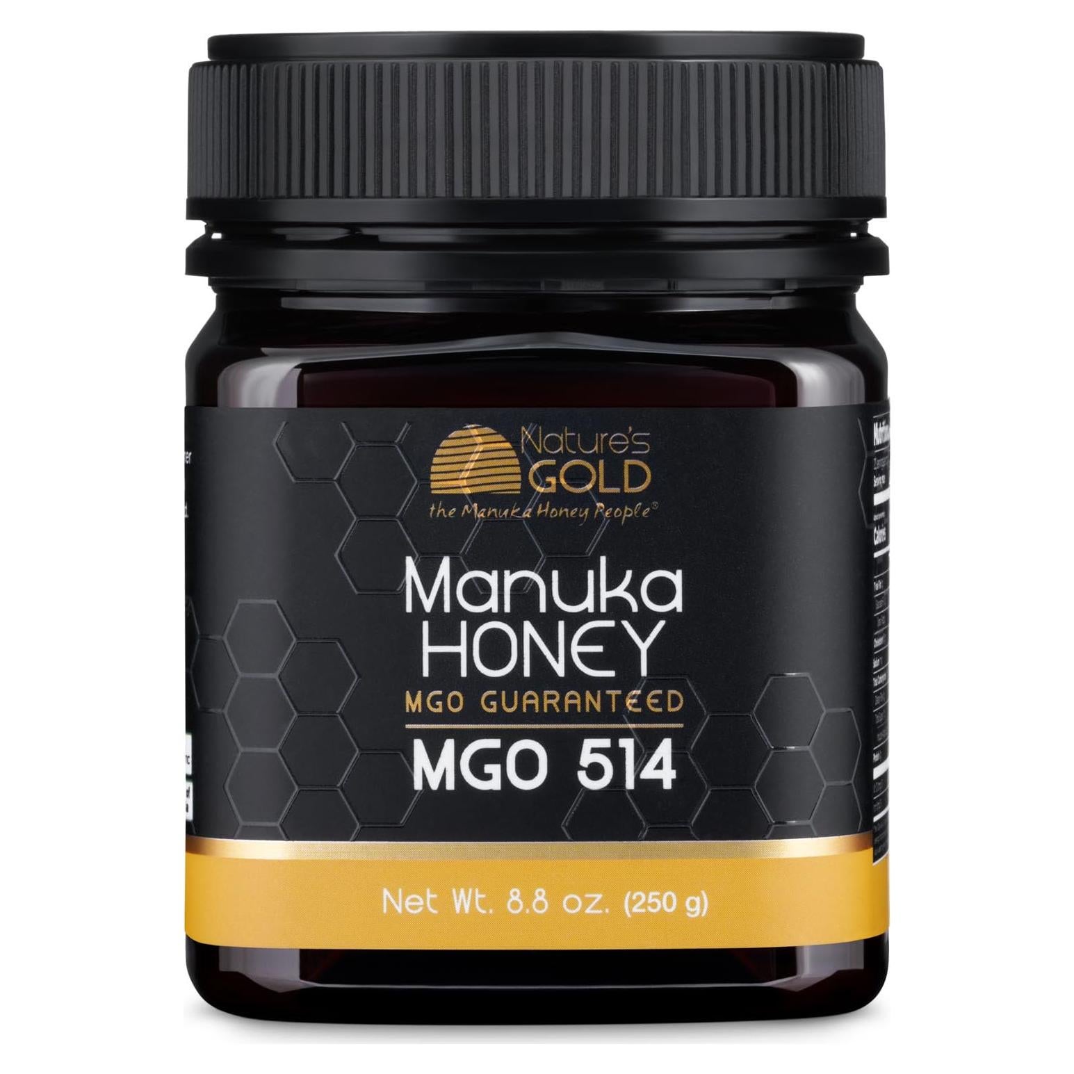 Miel Cruda de Manuka Nature's Gold MGO 514+ 249g Pura Australiana
