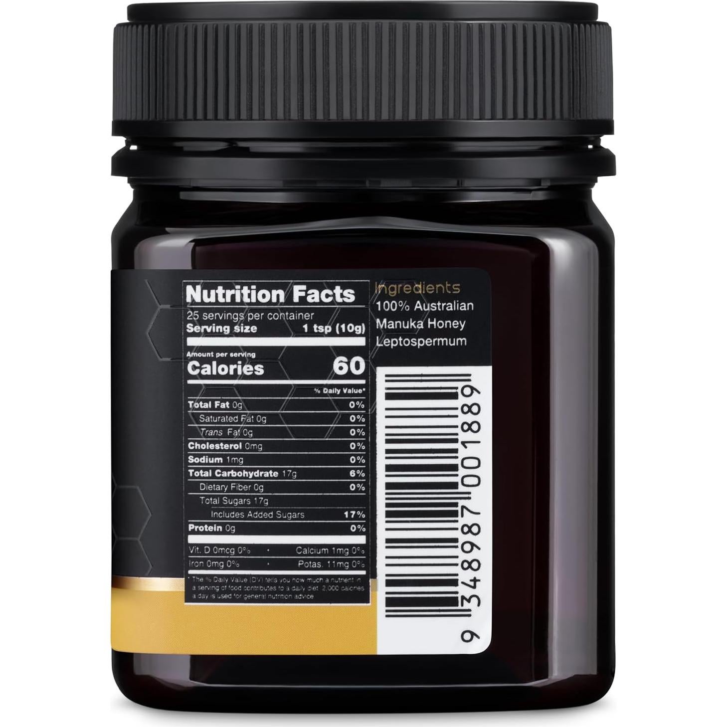 Miel Cruda de Manuka Nature's Gold MGO 514+ 249g Pura Australiana