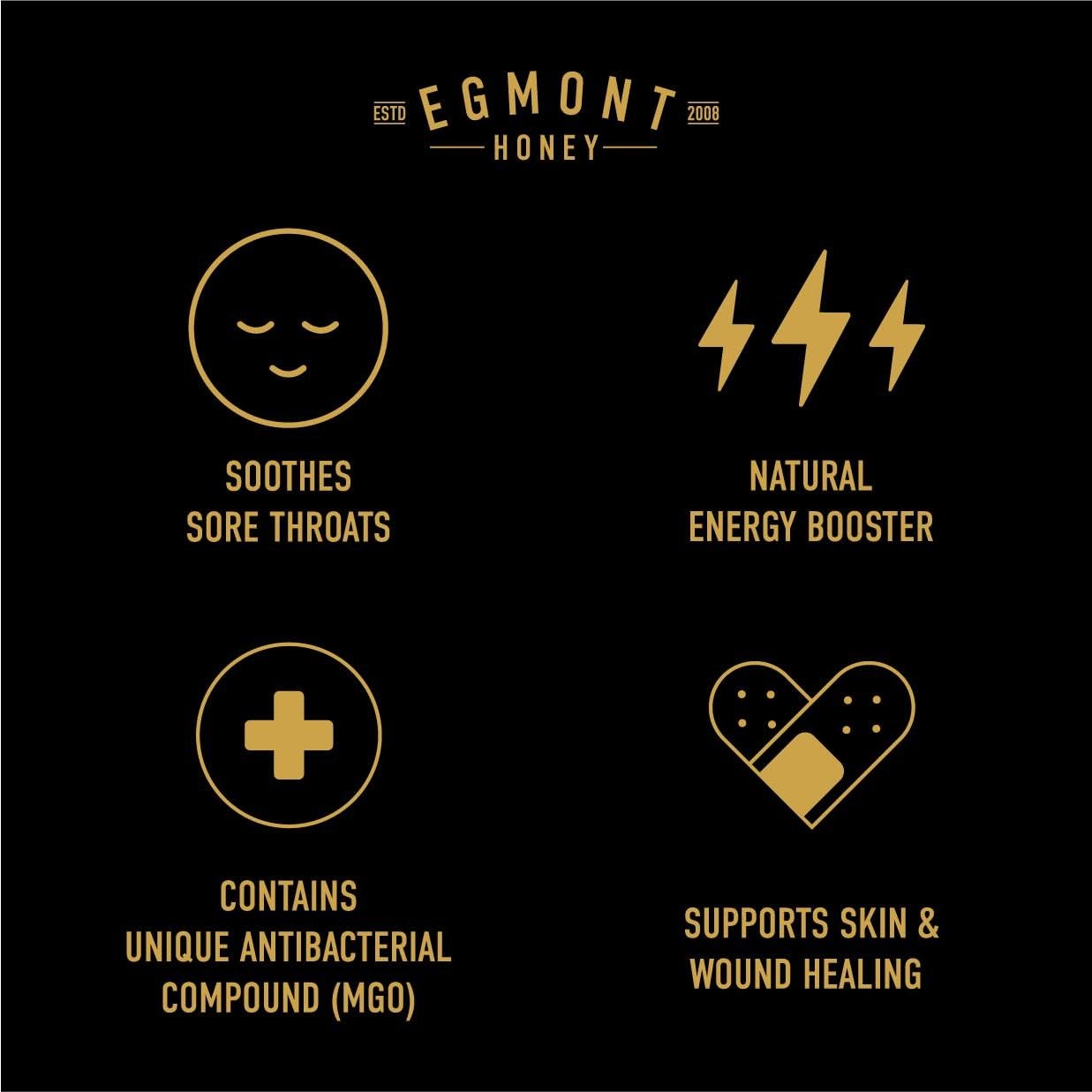 Miel Manuka Egmont UMF 23+ 250g - 100% Pura de Nueva Zelanda