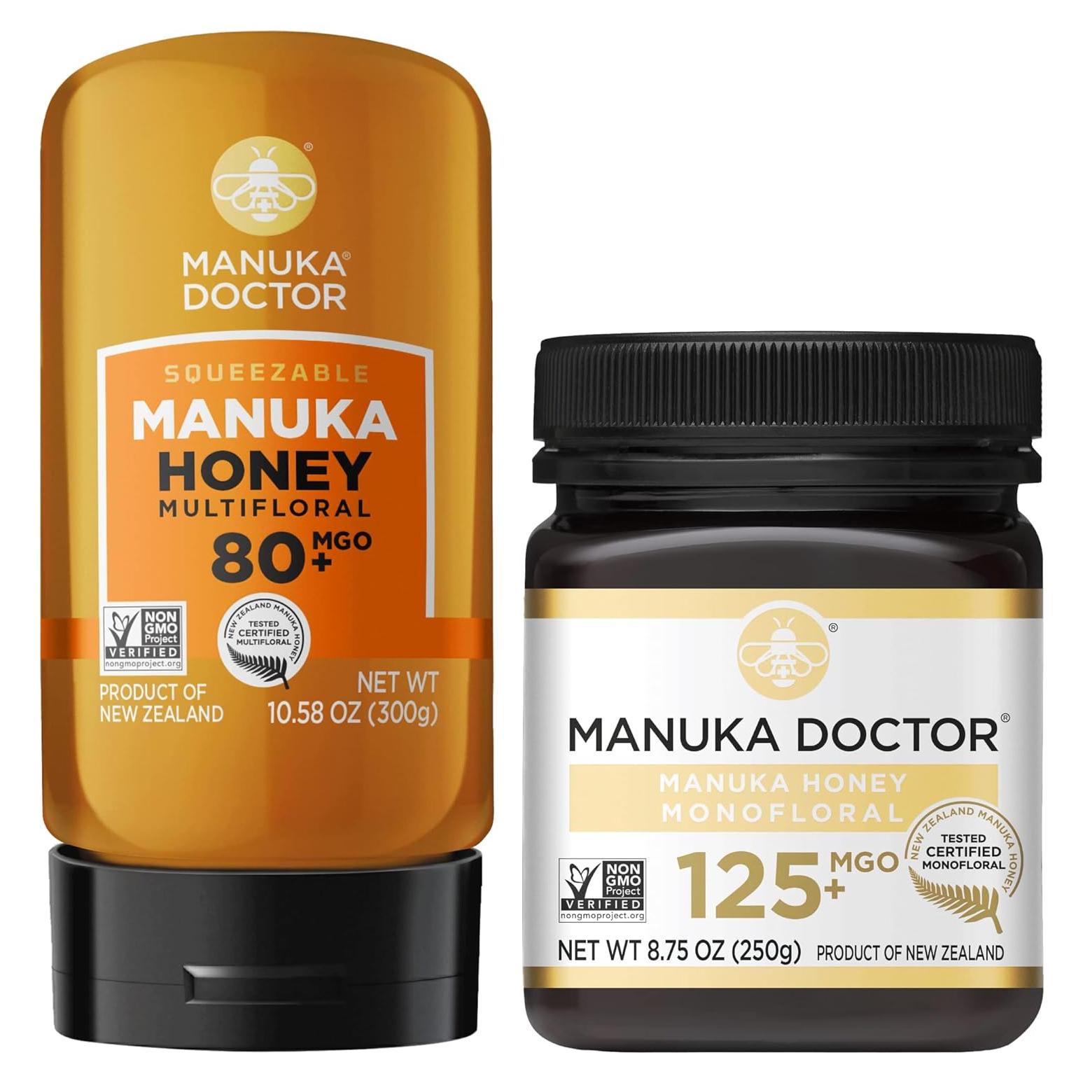 Miel de Manuka 100% Pura Manuka Doctor MGO 80+ y 125+