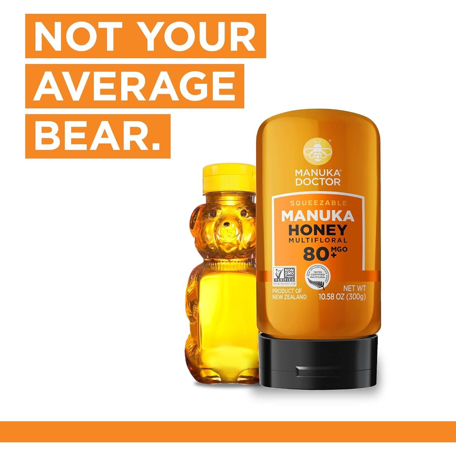 Miel de Manuka 100% Pura Manuka Doctor MGO 80+ y 125+