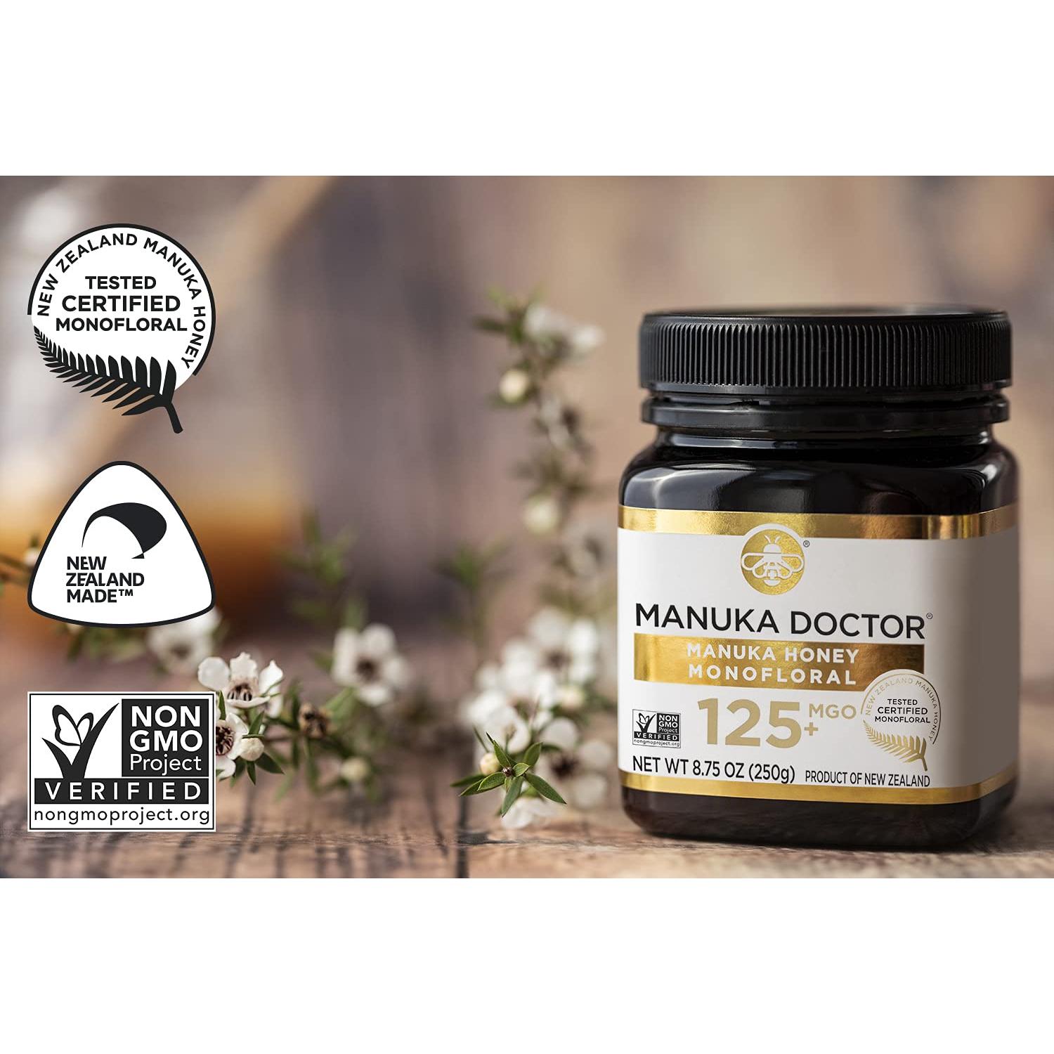 Miel de Manuka 100% Pura Manuka Doctor MGO 80+ y 125+