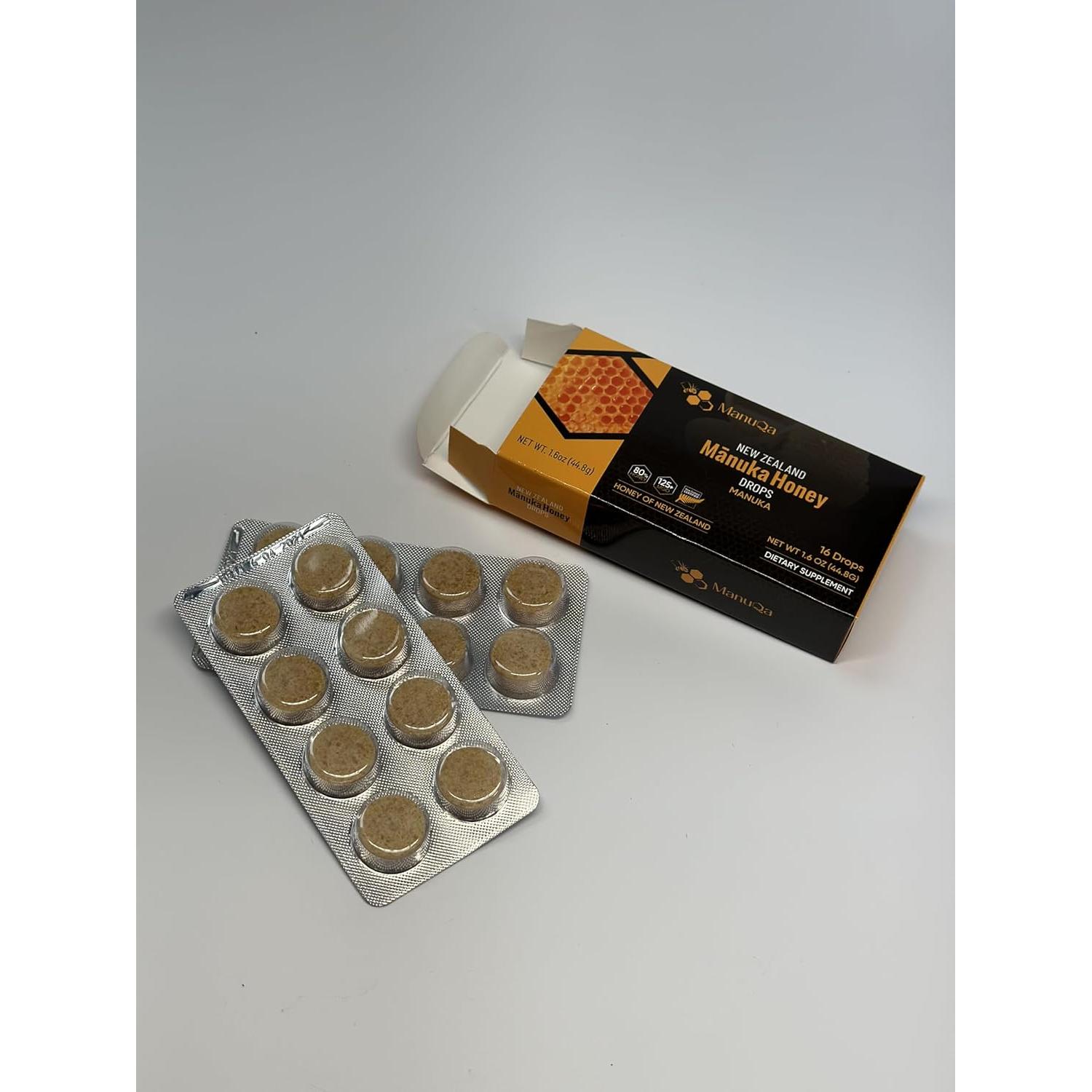 Caramelos de Miel de Manuka ManuQa 125 MGO - 45g