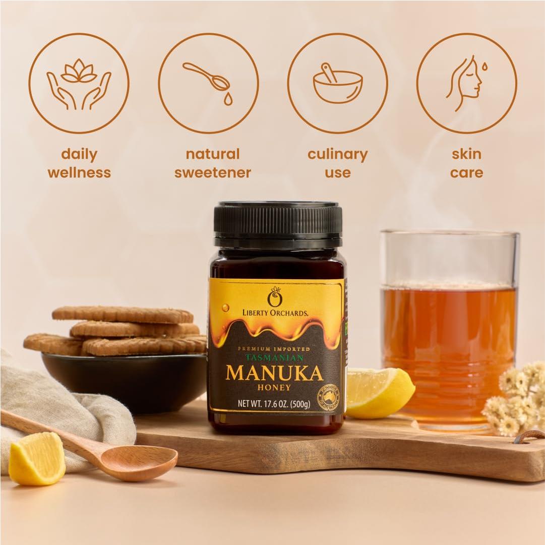 Miel Manuka Premium Liberty Orchards 500g Sin Gluten No-GMO