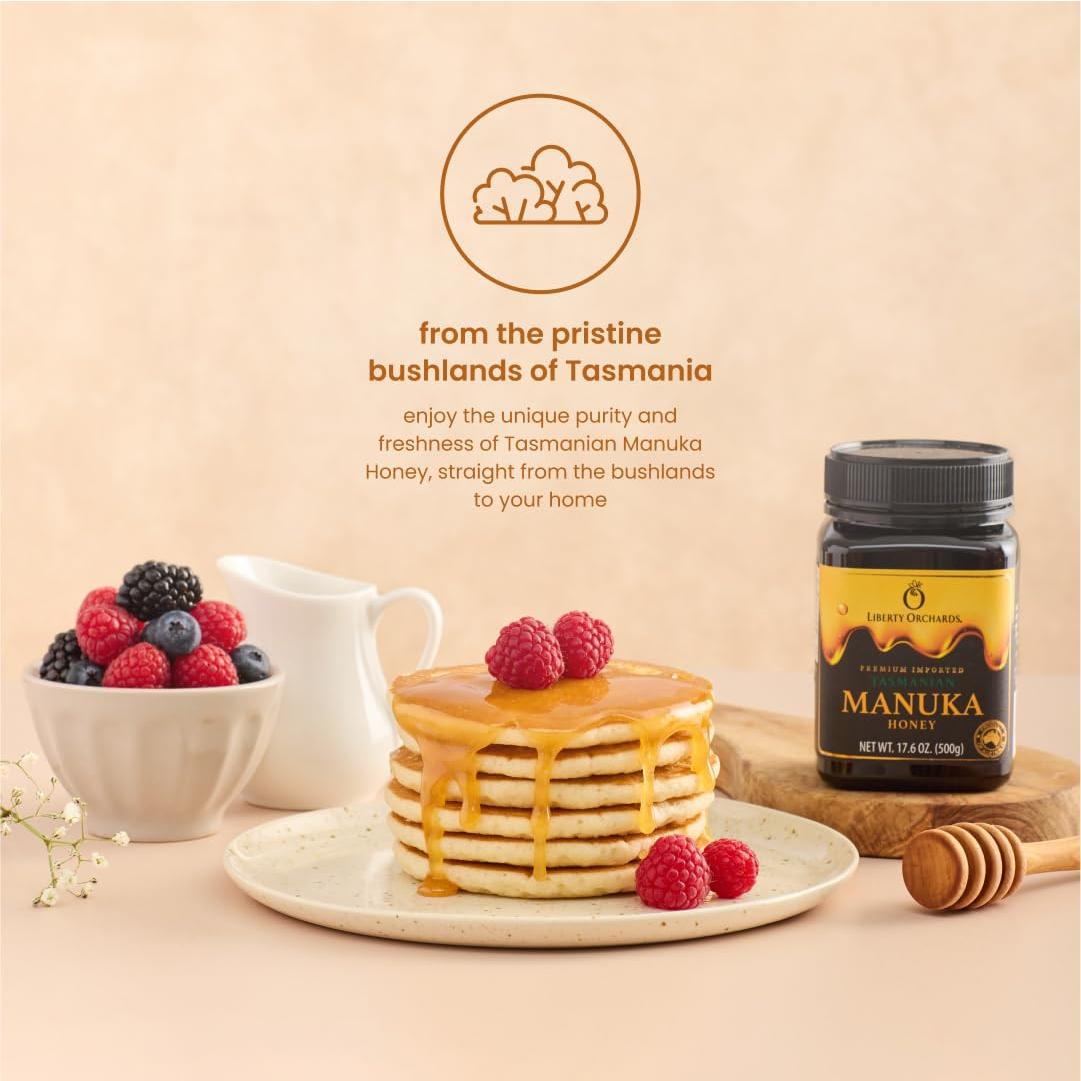 Miel Manuka Premium Liberty Orchards 500g Sin Gluten No-GMO
