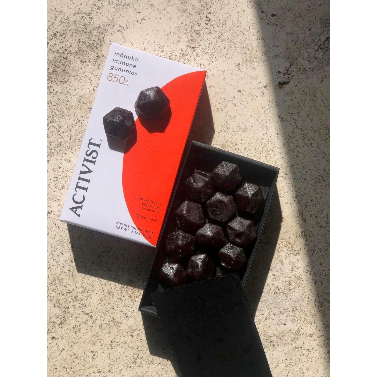 Gomas Inmunes ACTIVIST con Miel de Manuka Cruda 850+MGO 30 Unidades