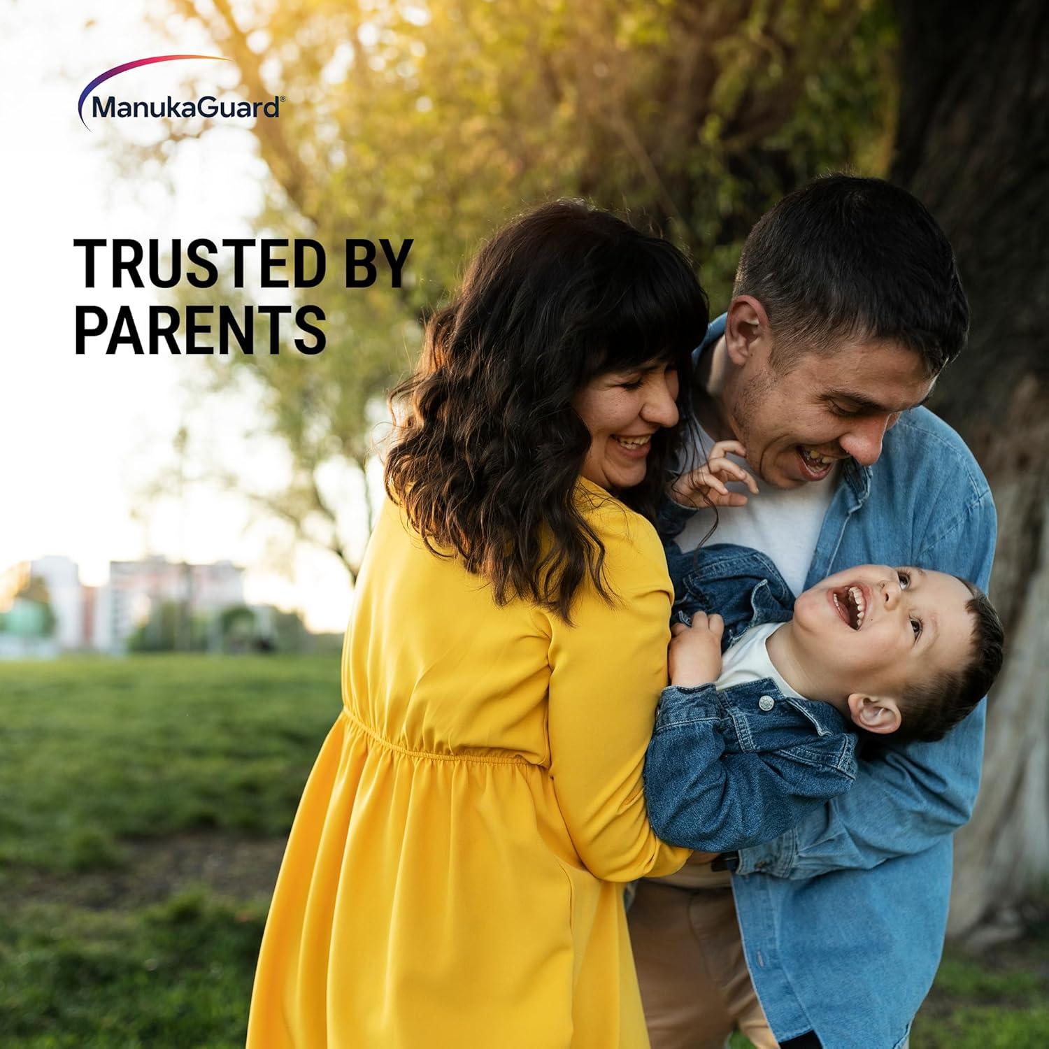 Jarabe de garganta ManukaGuard Kids Miel de Manuka MGO 400