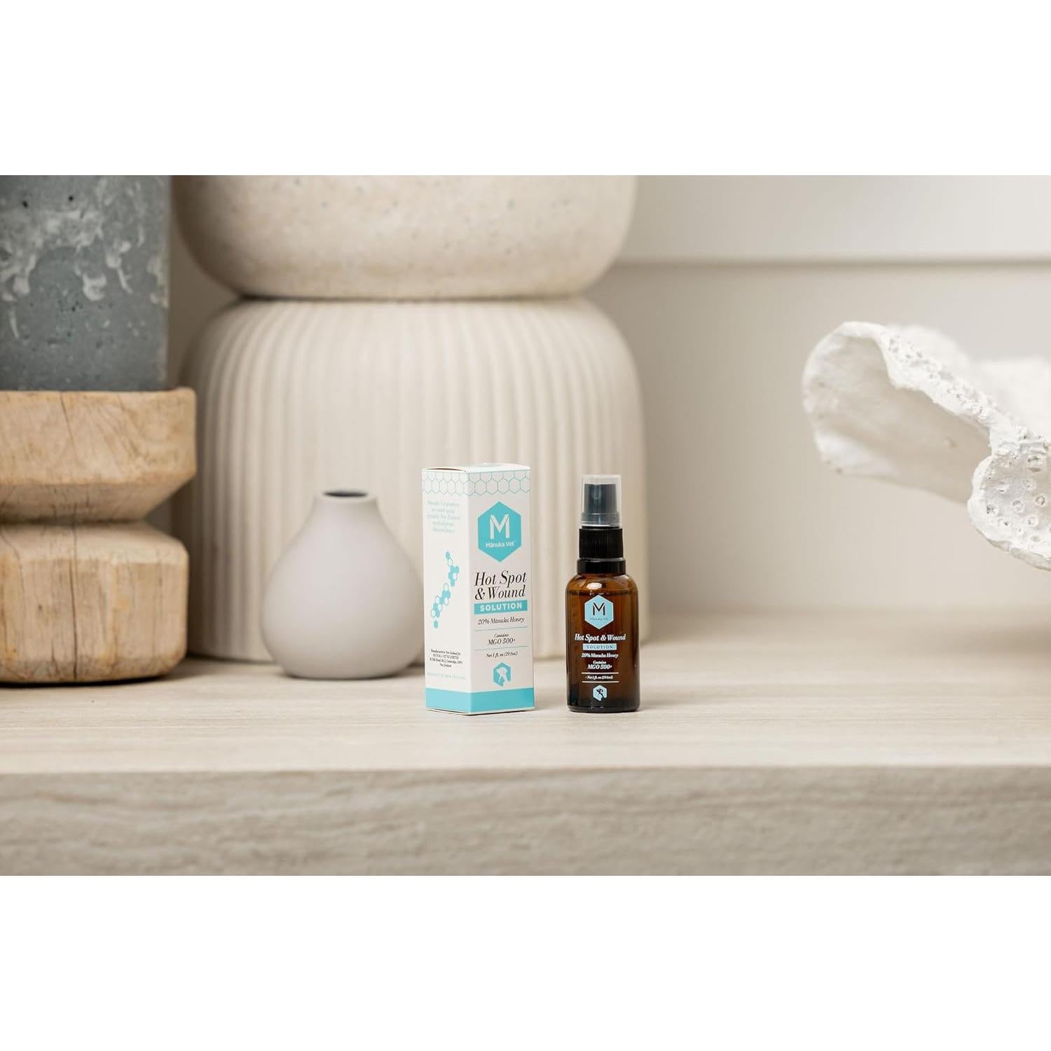 Spray Curativo Manuka Vet 29.57 ml para Perros y Caballos