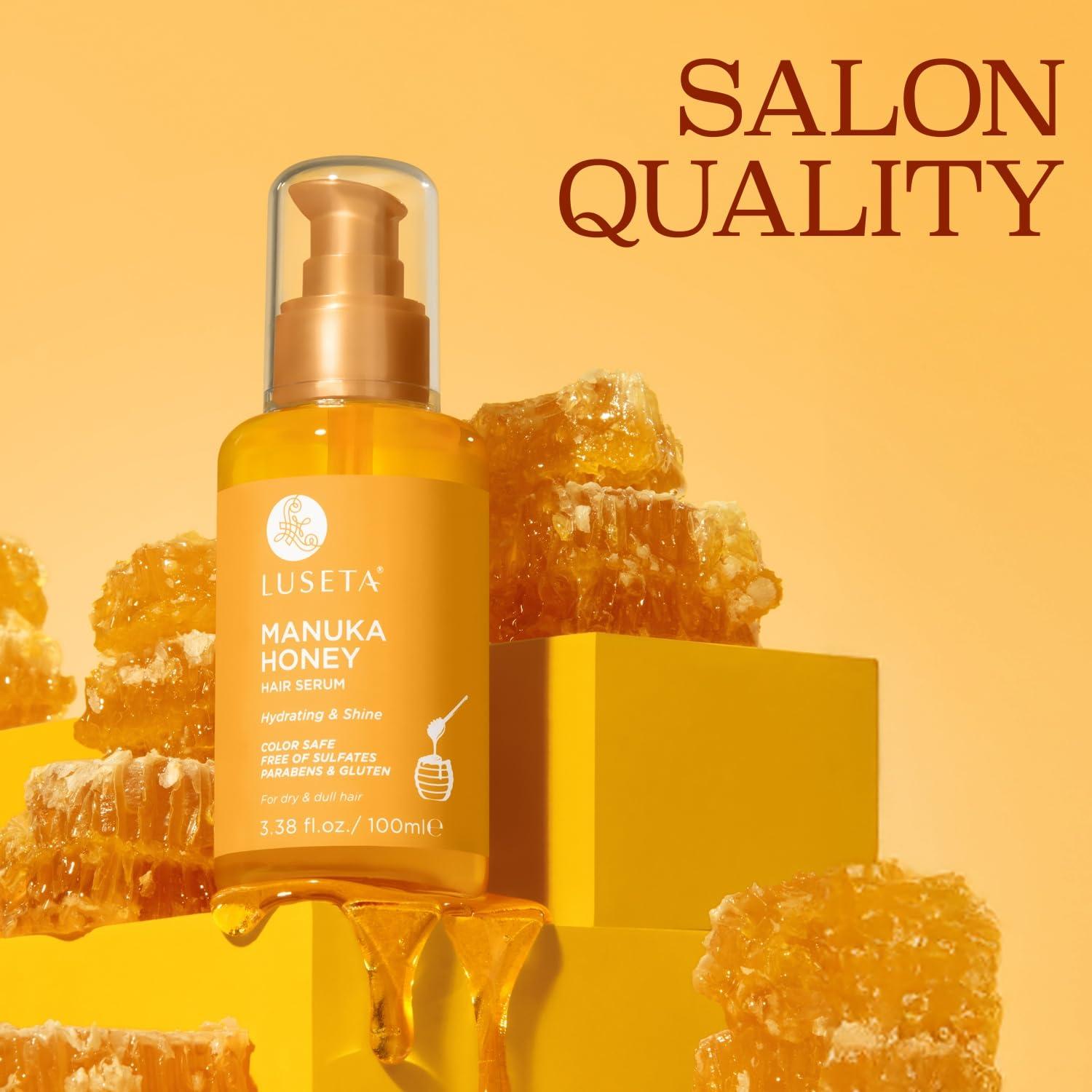 Aceite para Cabello Luseta con Miel y Argán 248.5g - Hidratante y Brillo