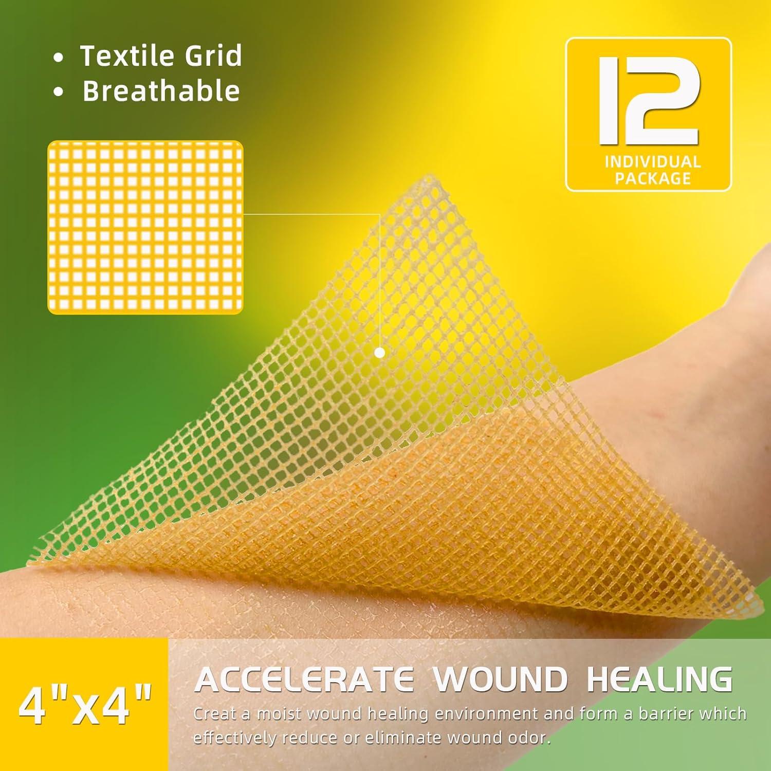 Venda de Gasa con Miel de Manuka Dermacare 5.08cm - 12 Paquetes