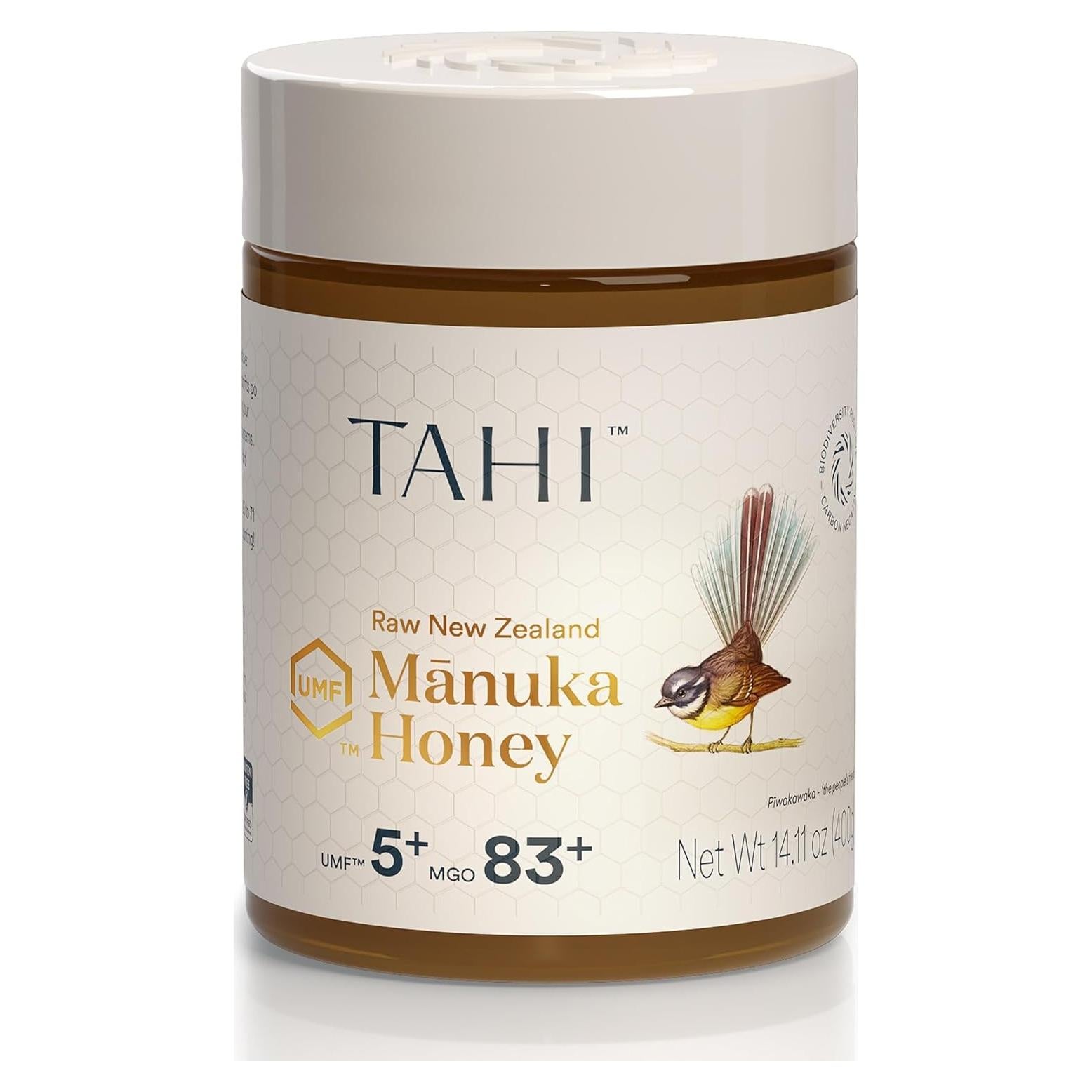 Miel Cruda Manuka Tahi UMF 5+ (MGO 83+) 400g - Natural y Sostenible