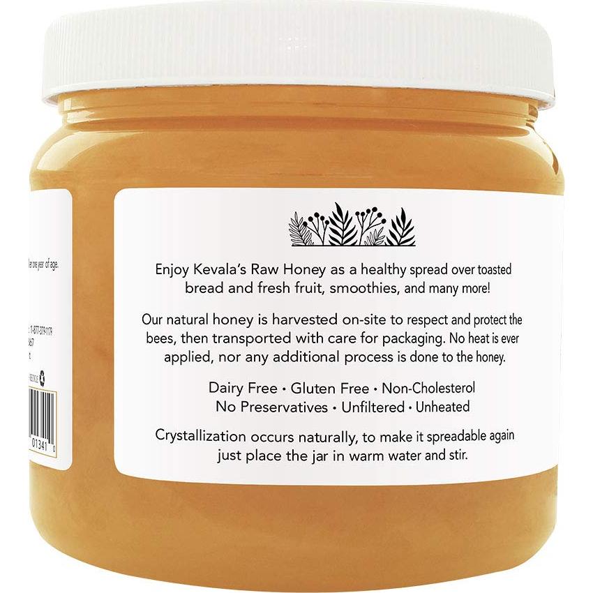 Miel Cruda Sin Filtrar Kevala 1360g - Endulzante Natural