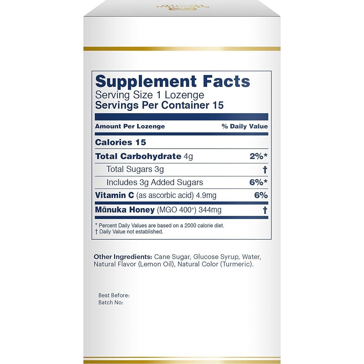 Caramelos de Miel Manuka Health MGO 400+ - Paquete Variado 60 Unidades