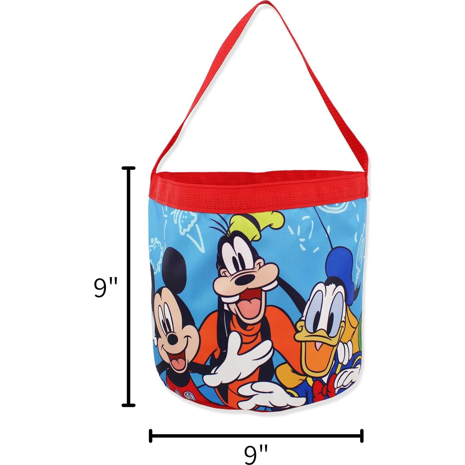 Cesta Plegable de Nylon Mickey Mouse 22.86 cm Azul