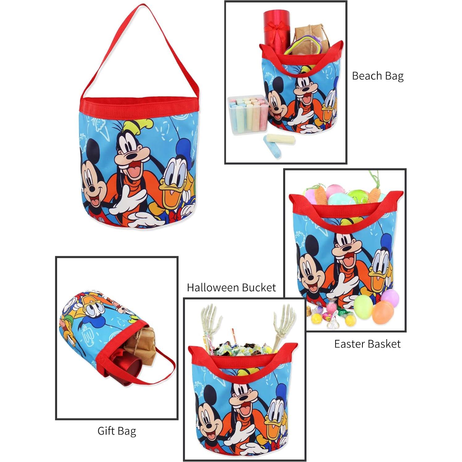 Cesta Plegable de Nylon Mickey Mouse 22.86 cm Azul