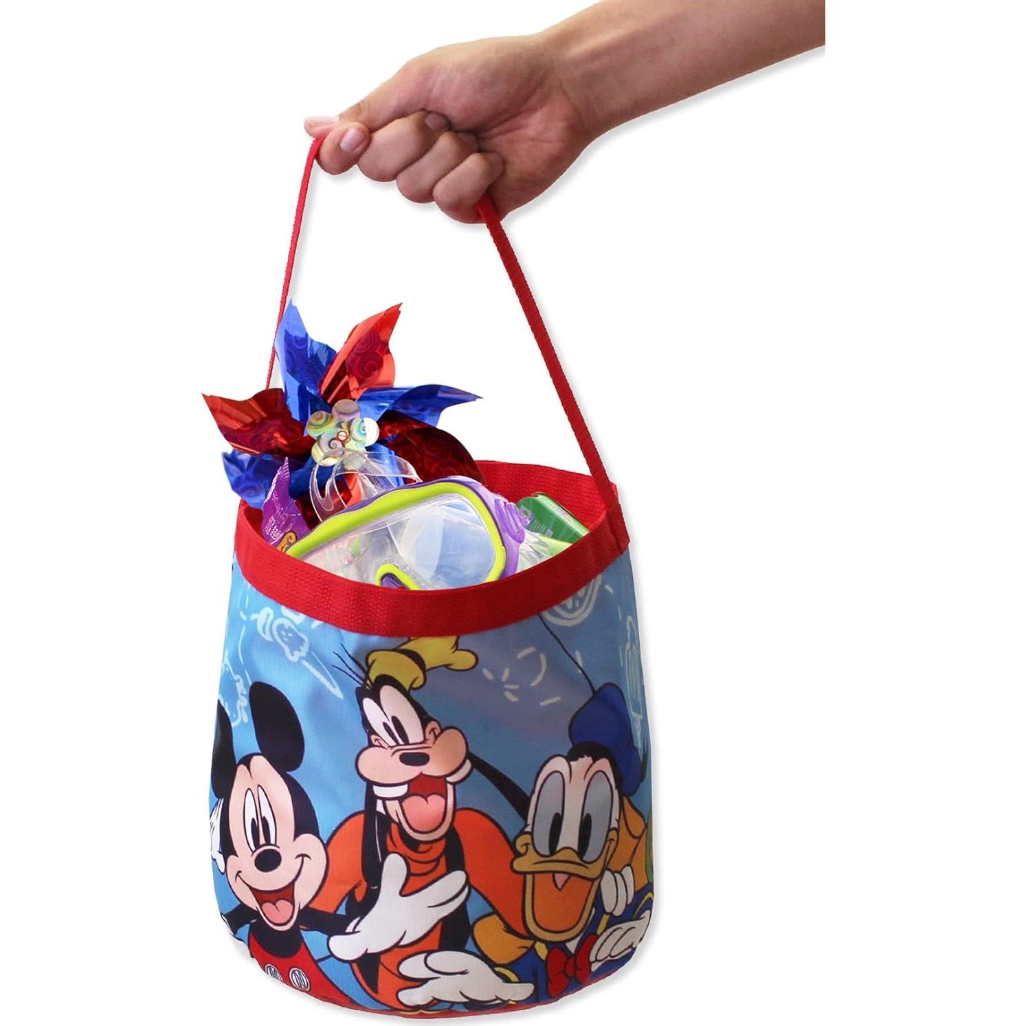 Cesta Plegable de Nylon Mickey Mouse 22.86 cm Azul