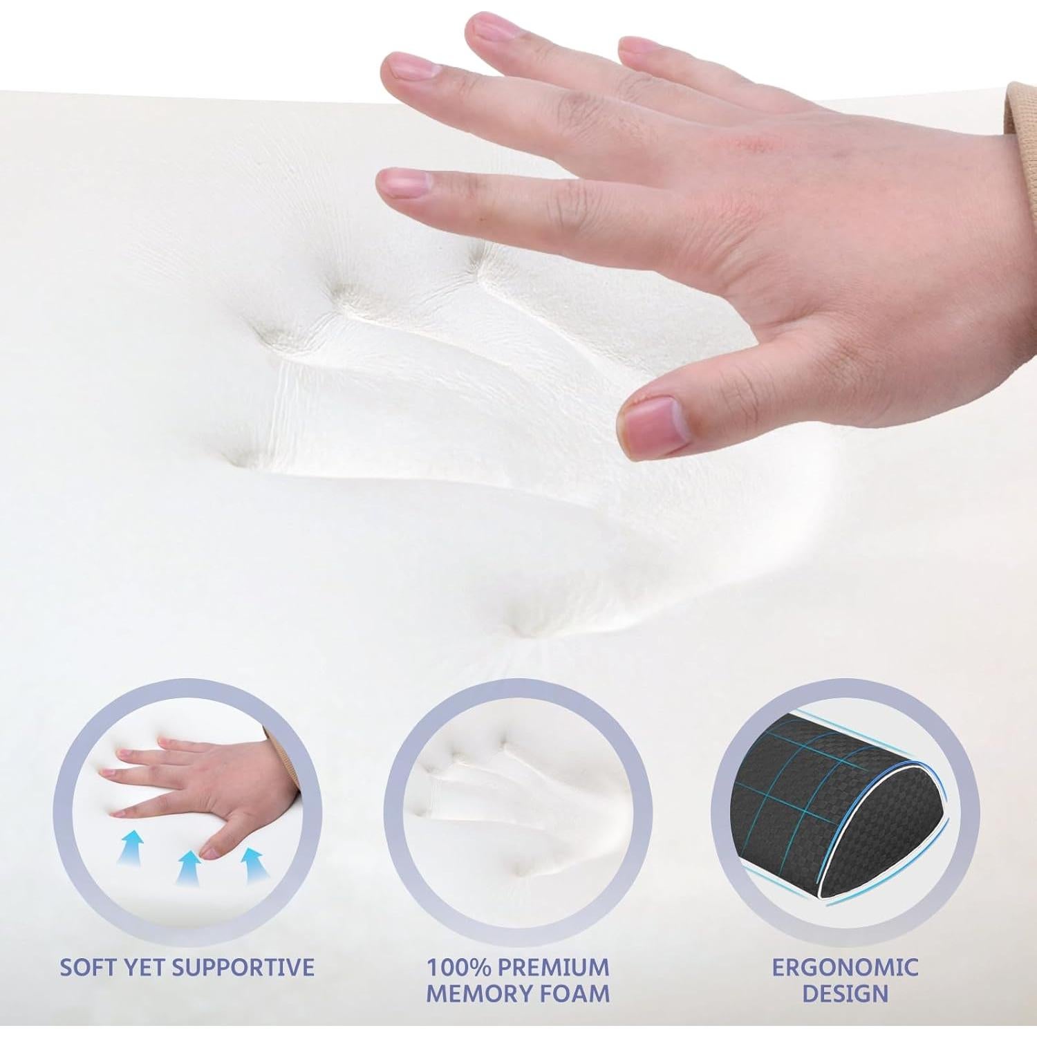 Almohada Ergonómica Swaycy para Rodilla - Espuma Viscoelástica