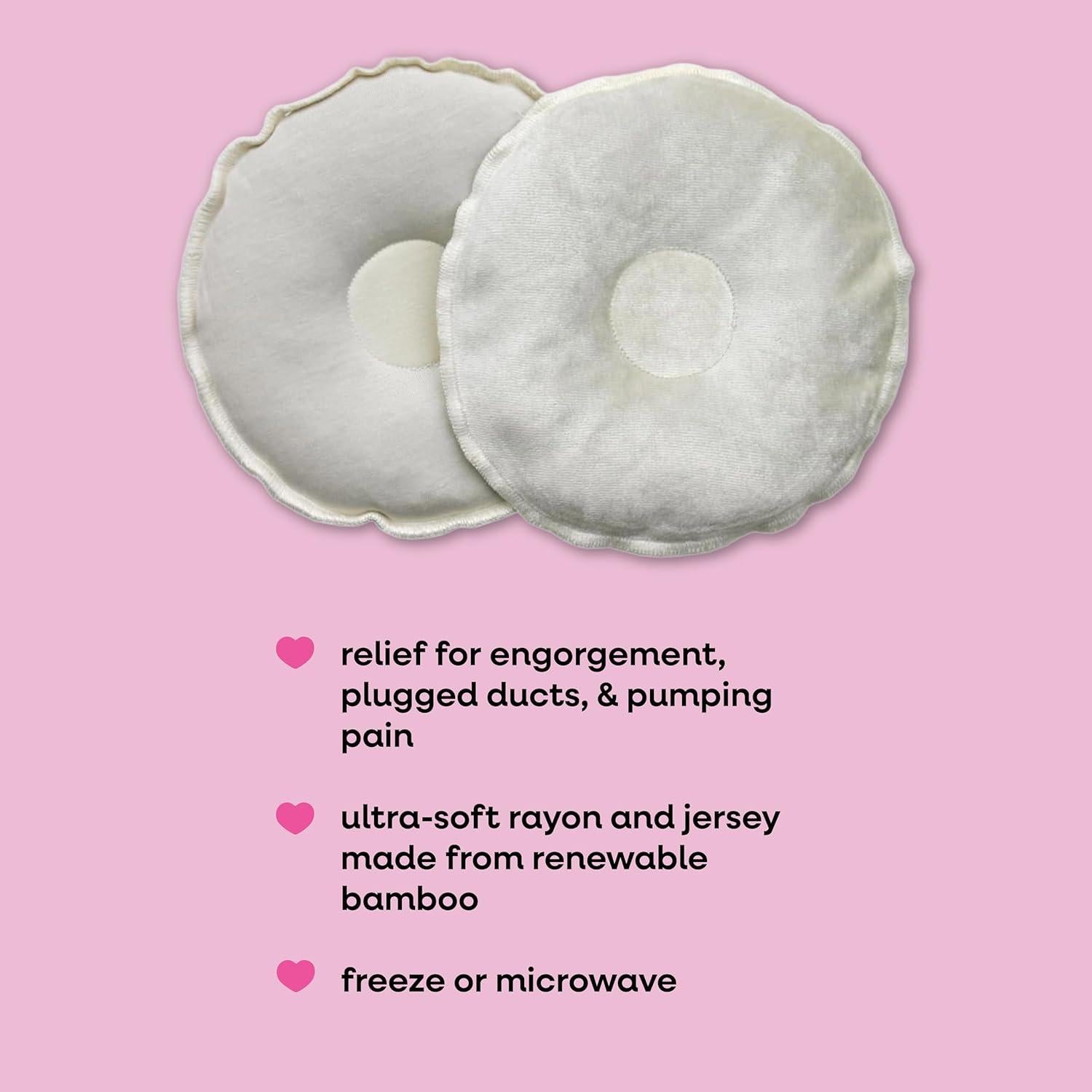 Almohadas de Lactancia Bamboobies 2 Piezas Reutilizables