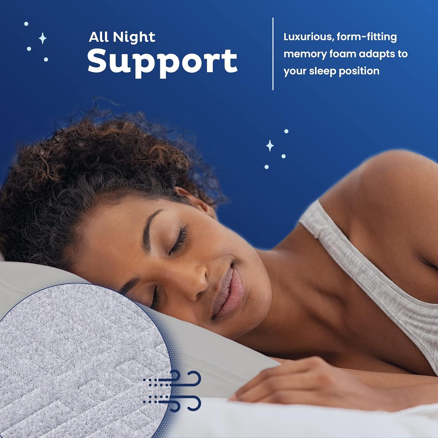 Almohada Corporal Snuggle-Pedic 20x137 cm Soporte Completo Gris