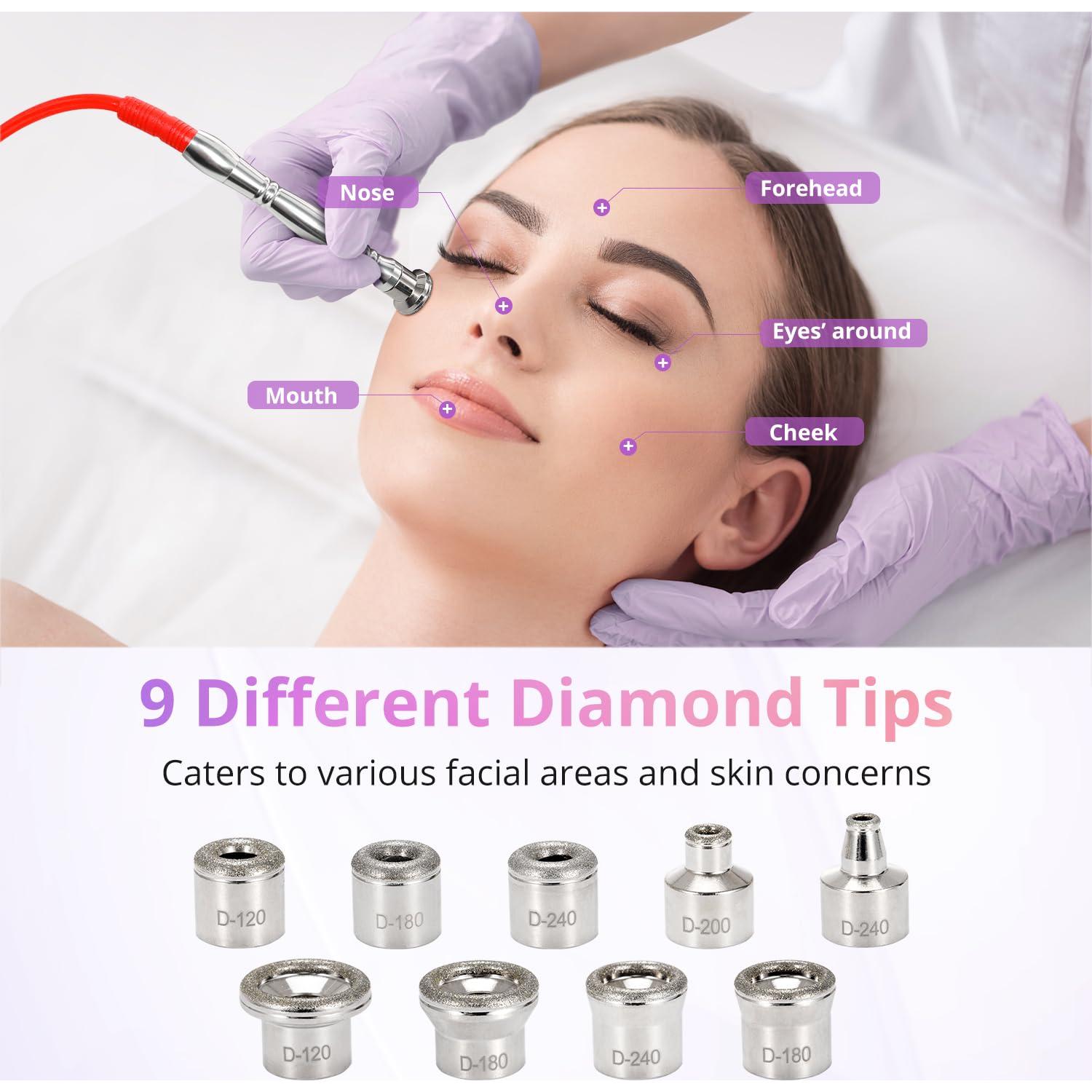 Máquina de Microdermoabrasión UNOISETION 3 en 1 para Cuidado Facial