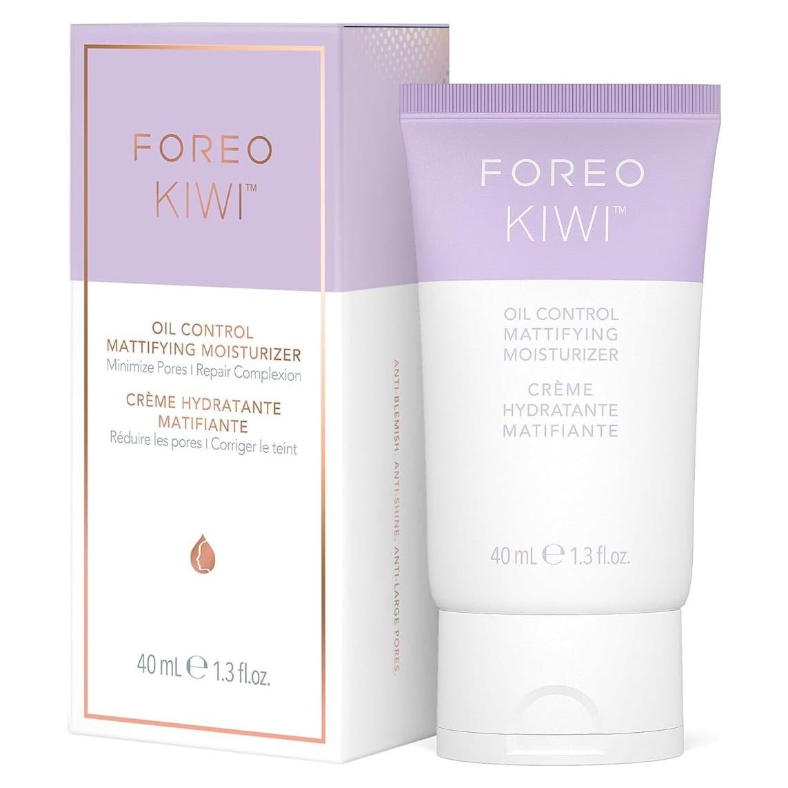 Hidratante Matificante Control de Aceite FOREO KIWI 38 g - Piel Grasa