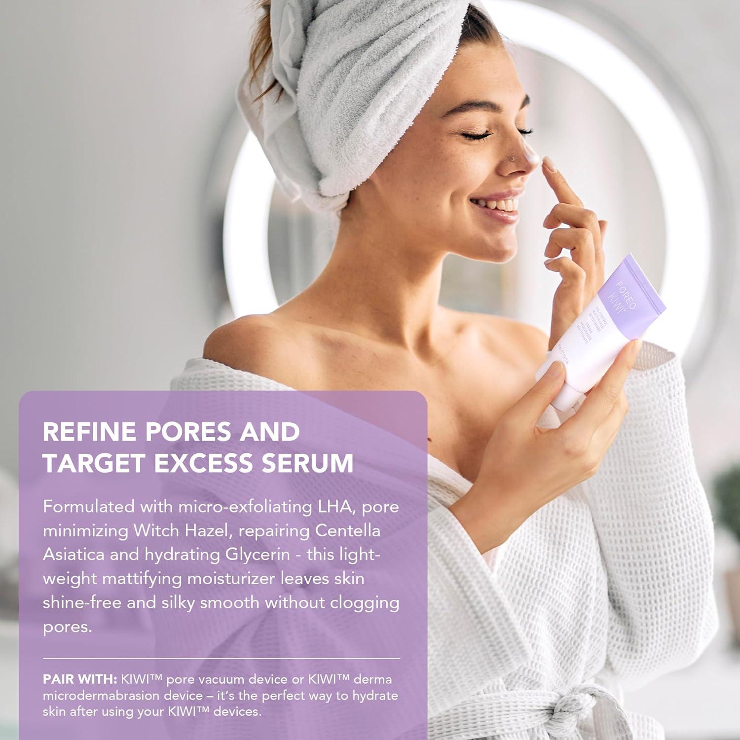 Hidratante Matificante Control de Aceite FOREO KIWI 38 g - Piel Grasa