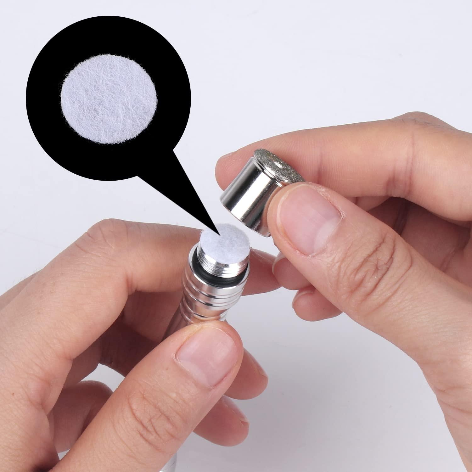 9 Puntas de Microdermoabrasión Yofuly + 3 Varitas Accesorios