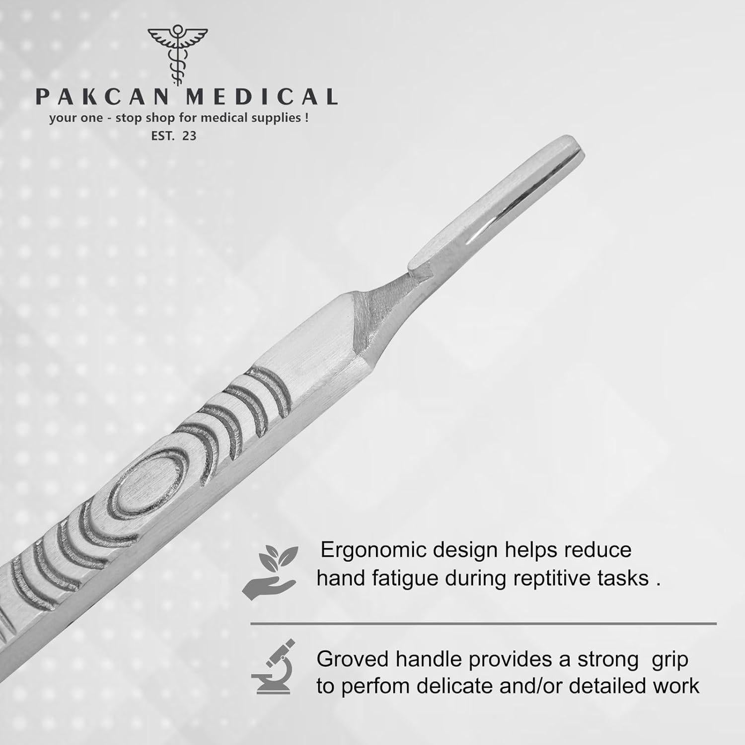 Kit Profesional de Dermaplaning Pakcan Medical 10R - 100 Cuchillas