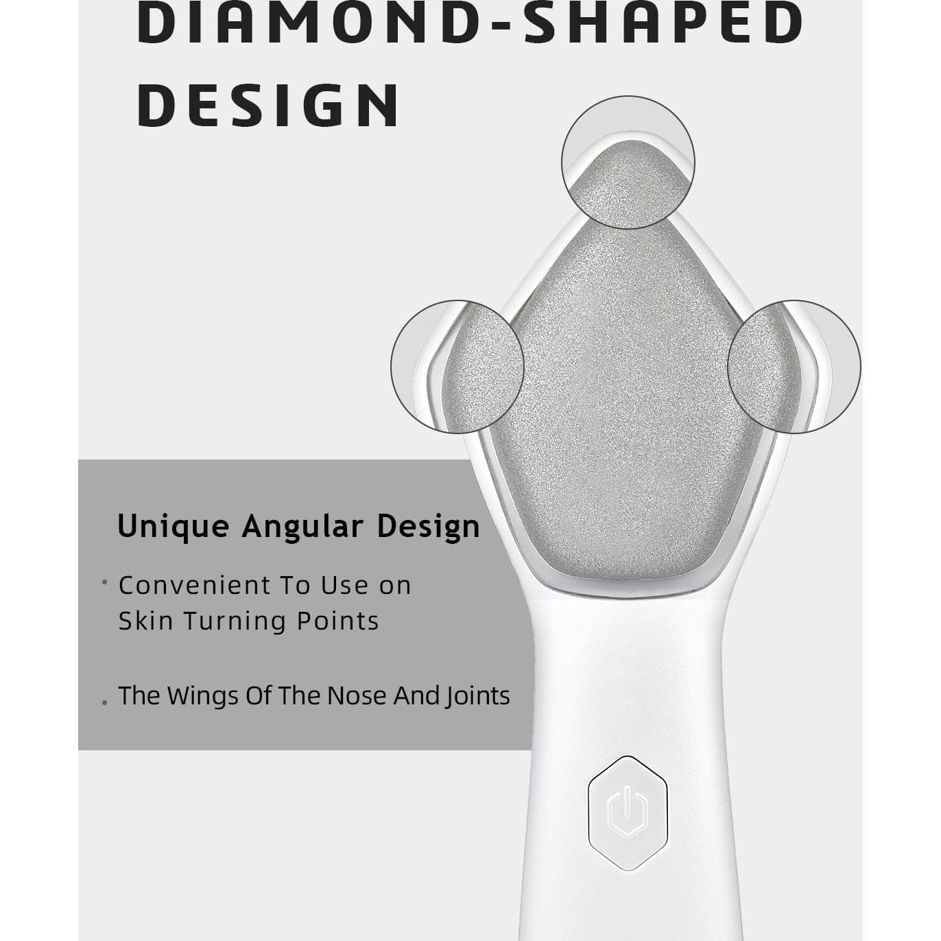 Máquina de Microdermoabrasión 2-en-1 NEWDERMO Rosa y Blanca